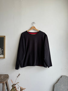 1980s Two-Tone Thermal Sweatshirt (Boxy M)