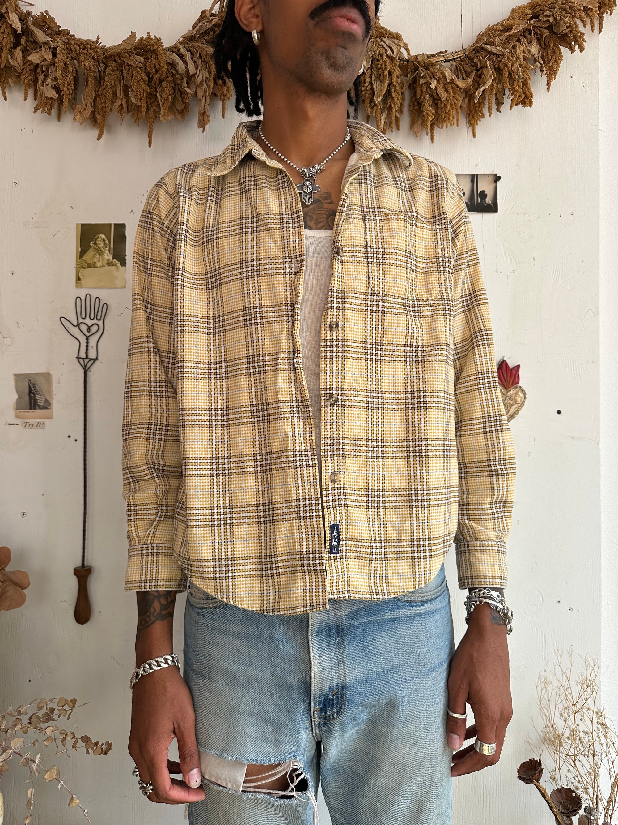 1990s Plaid Flannel
