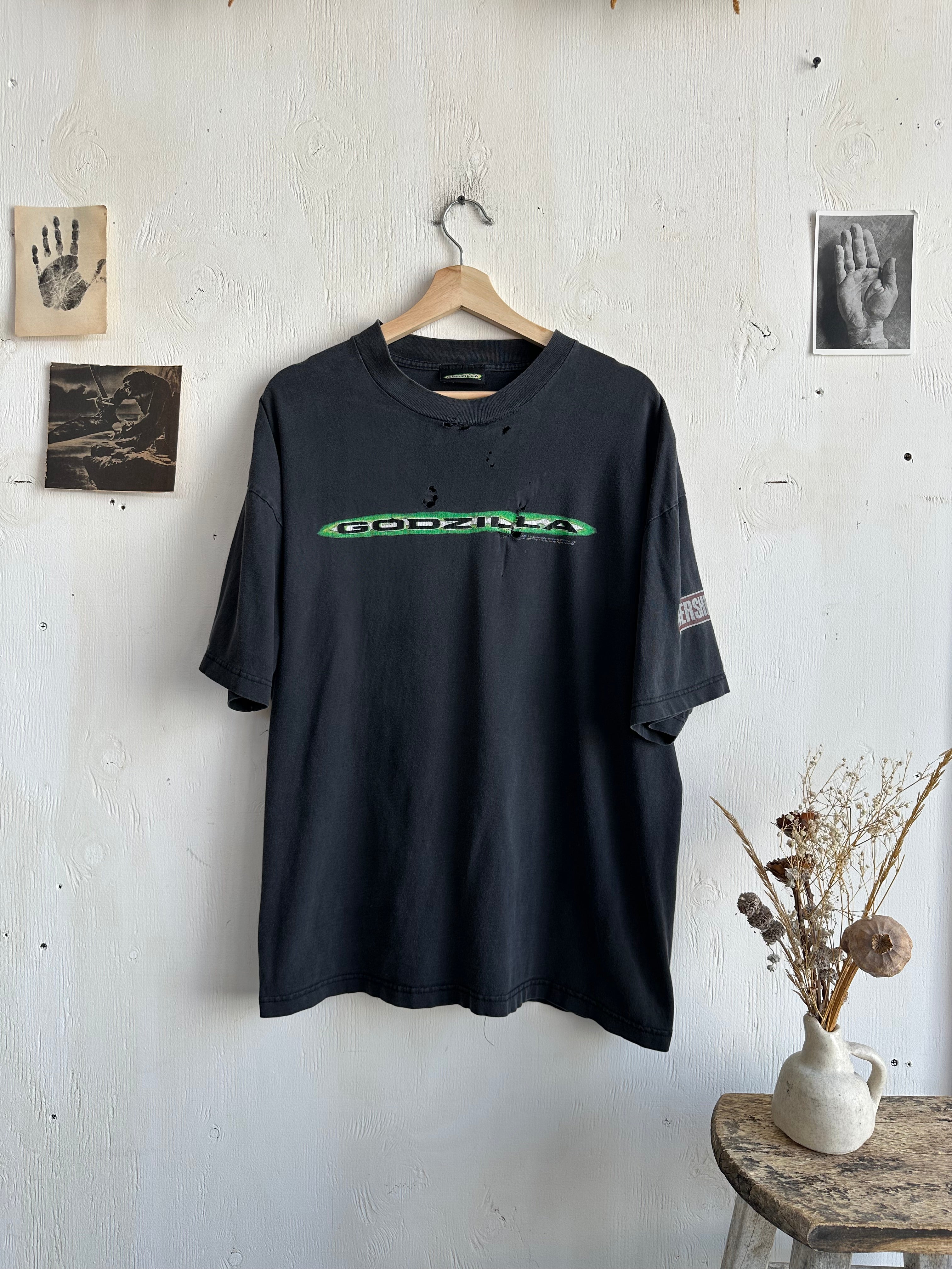 1998 Hand-repaired Godzilla T-Shirt (Boxy XL)