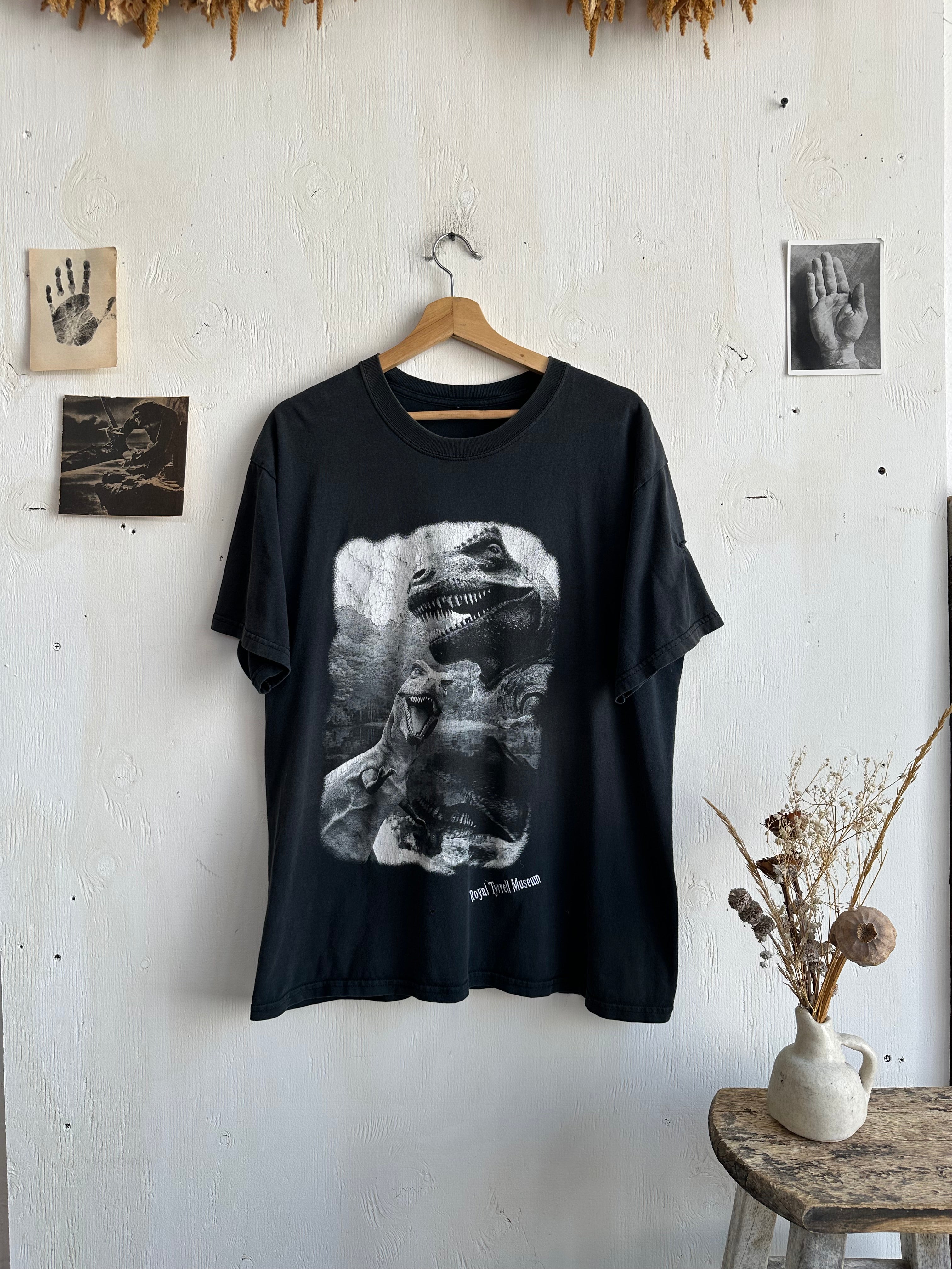 1990s Hand-Repaired Dinosaur T-Shirt (XL)