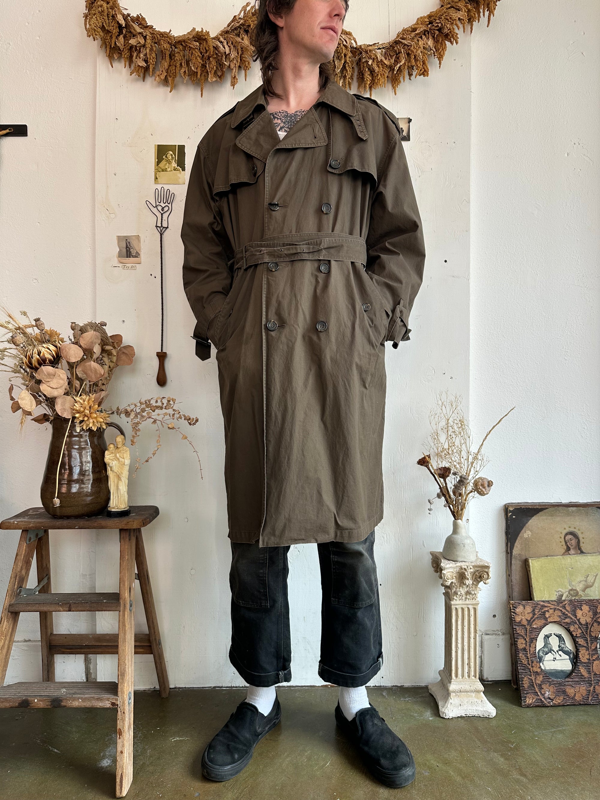 1980s Trench Coat