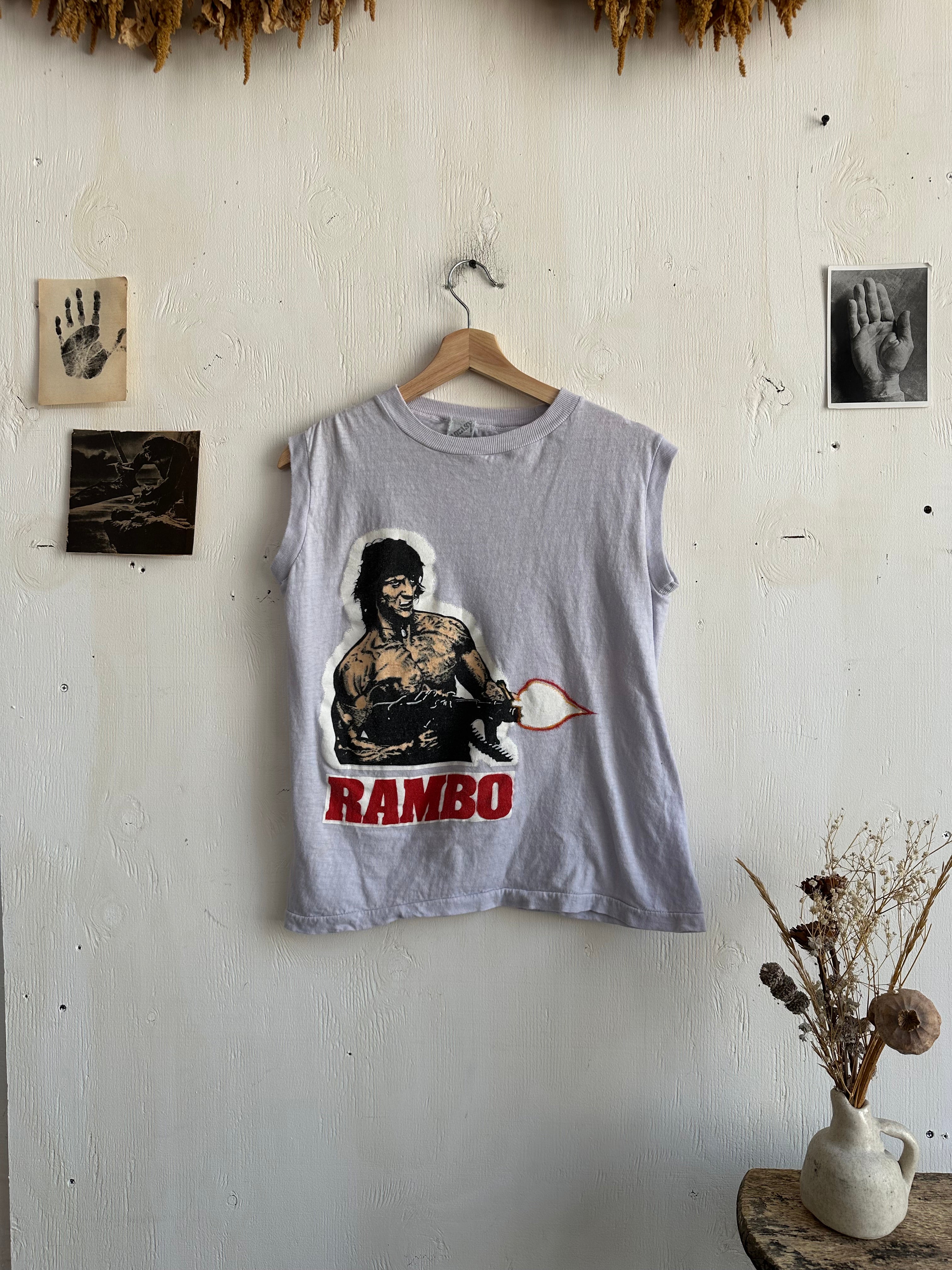 1980s Lavender Rambo Tank (Boxy M)