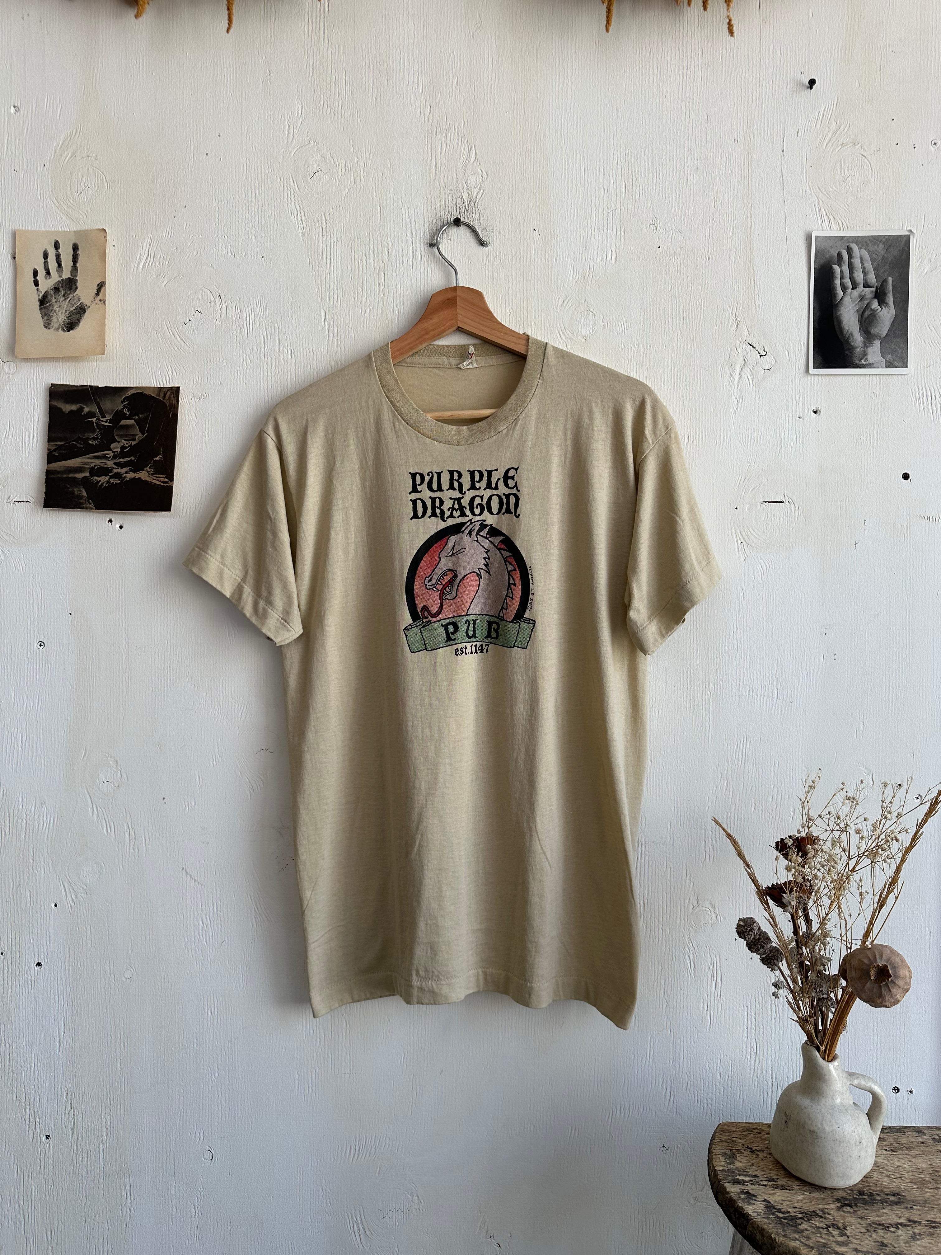 1988 Purple Dragon Pub D & D T-Shirt (L)