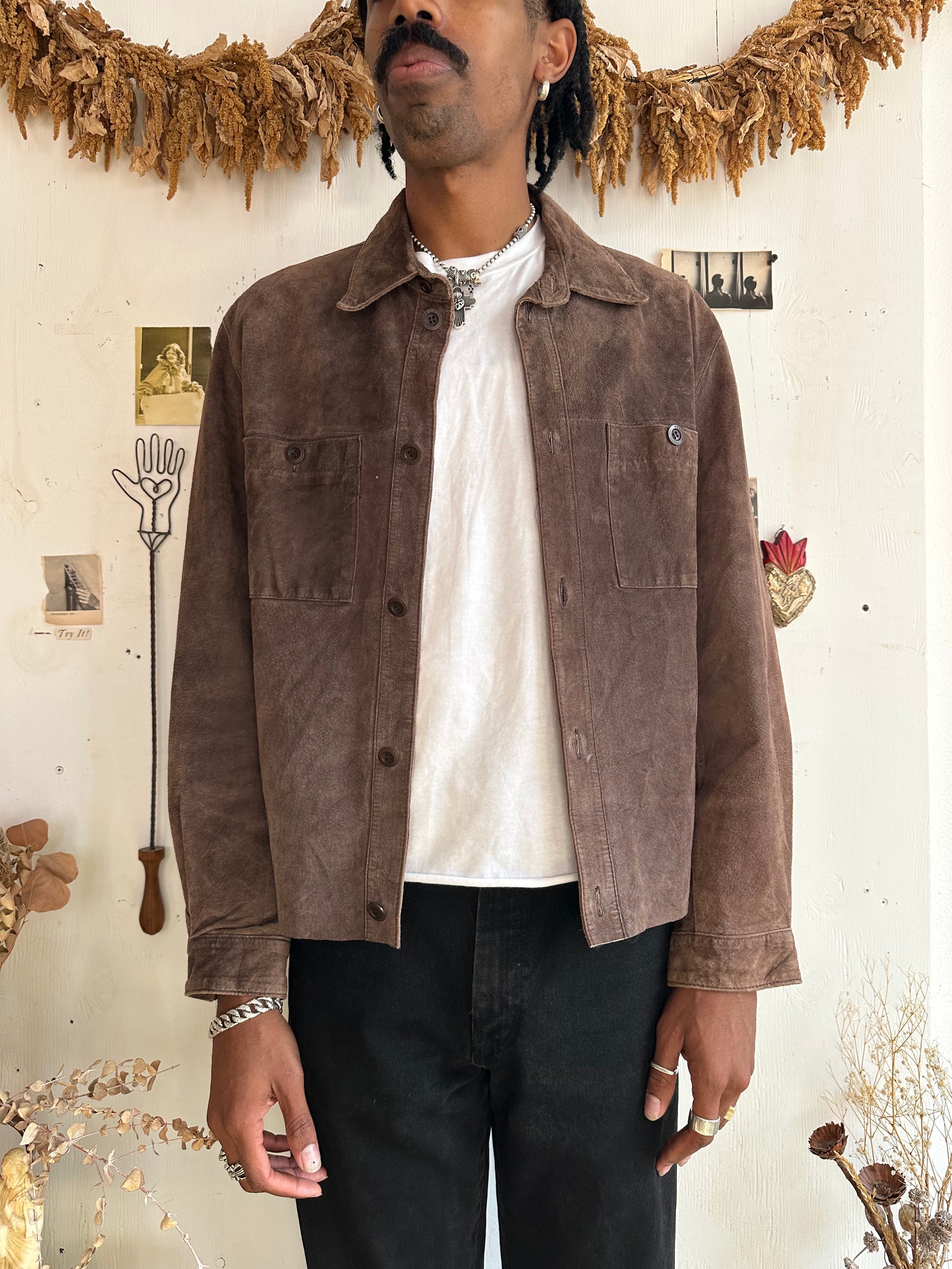 1990s Chopped Suede Jacket
