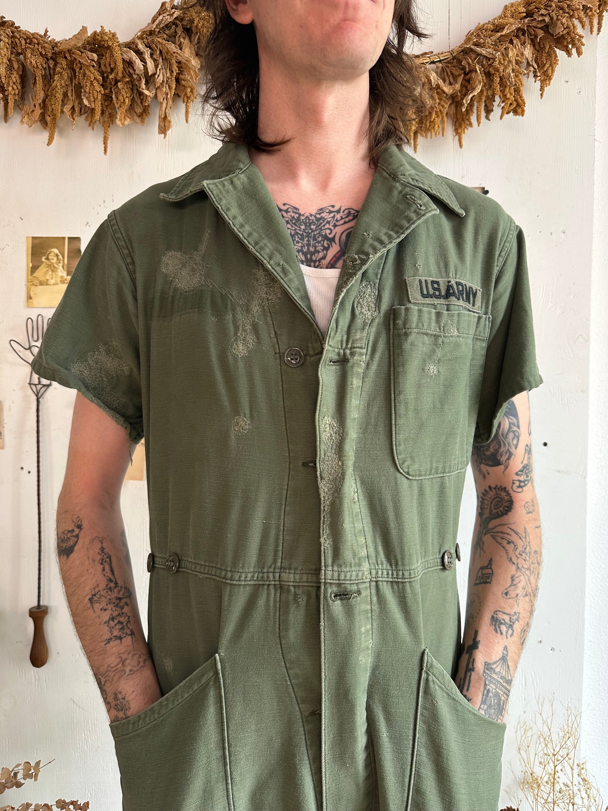 1985 Thrashed U.S. Army Jumpsuit