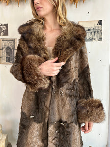 1960s Union Made Muskat Fur Coat (L)