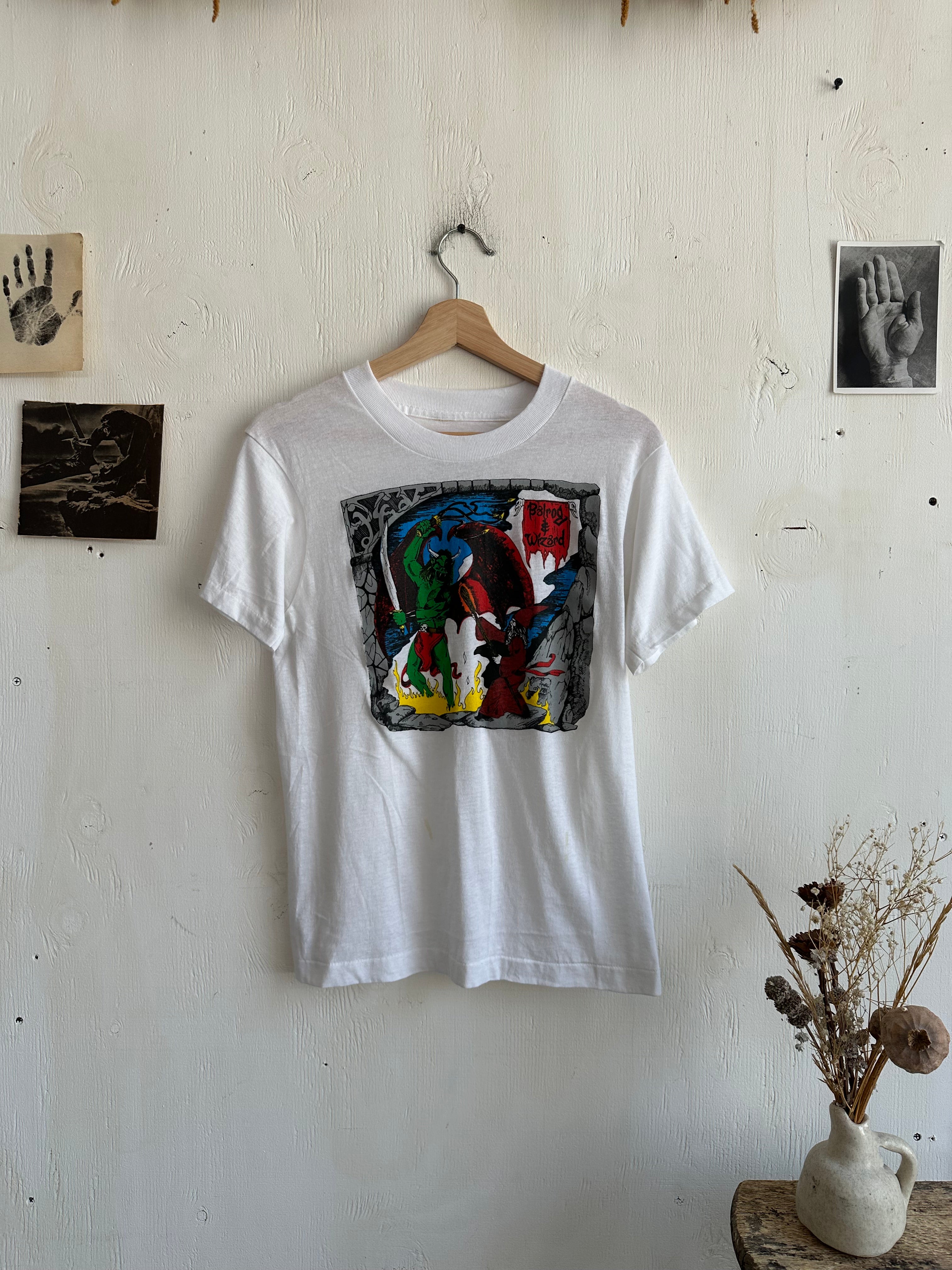 1984 D & D Balrog and Wizard Tee (M)