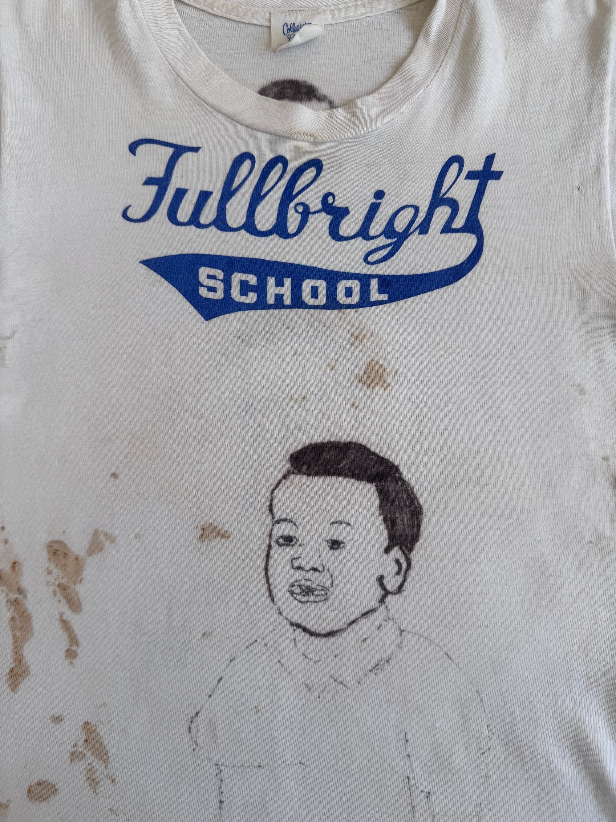 1960s Hand drawn Fullbright School Tee