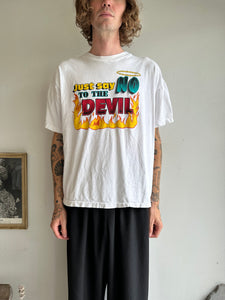 1990s "Say No to the Devil"  T-Shirt (Boxy M/L)