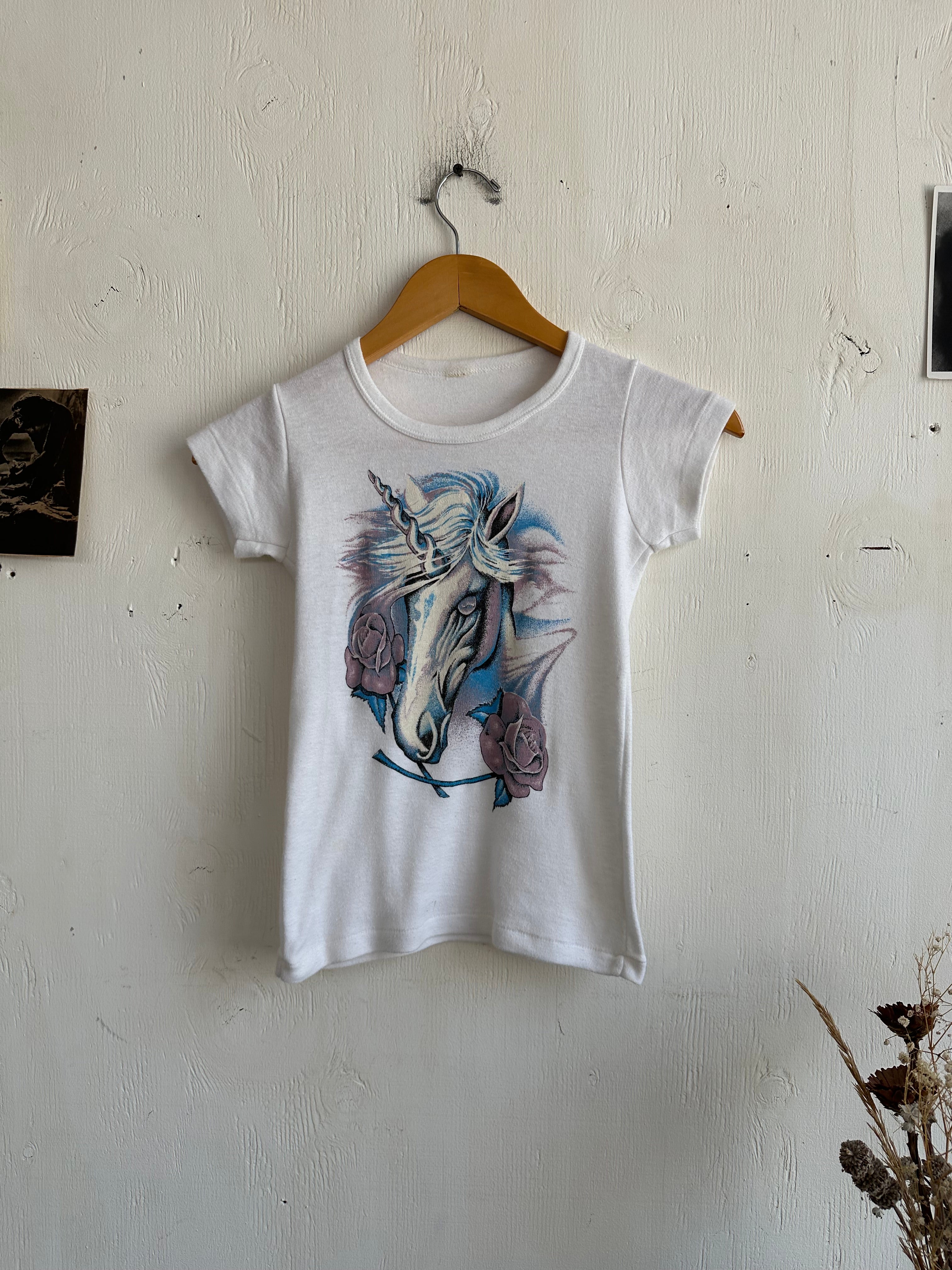 1970s Unicorn Tiny Tee (XS)