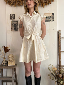 1950s Well-Worn Cotton Mini Dress (S/M)