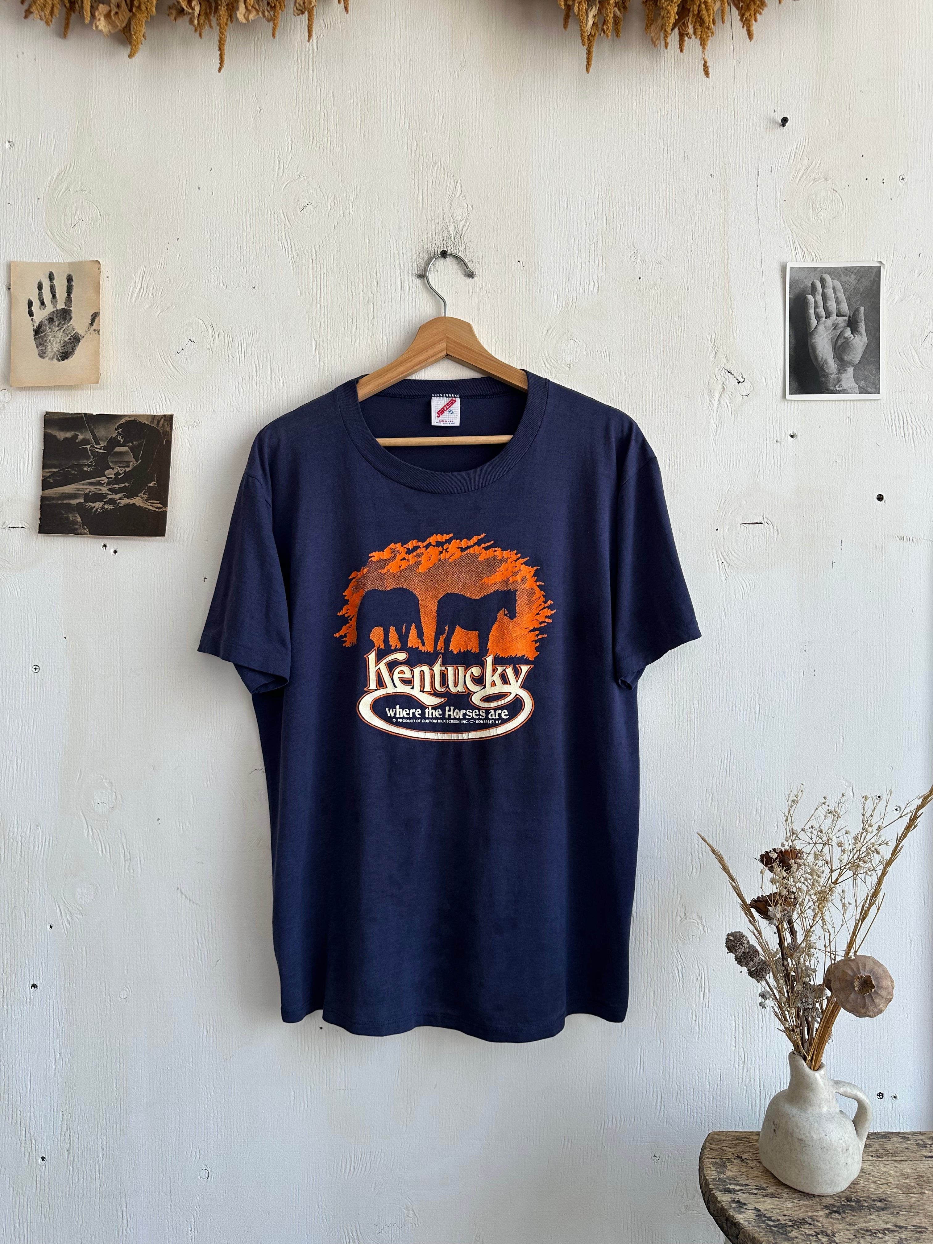 1990s Kentucky Horse T-Shirt (L/XL)