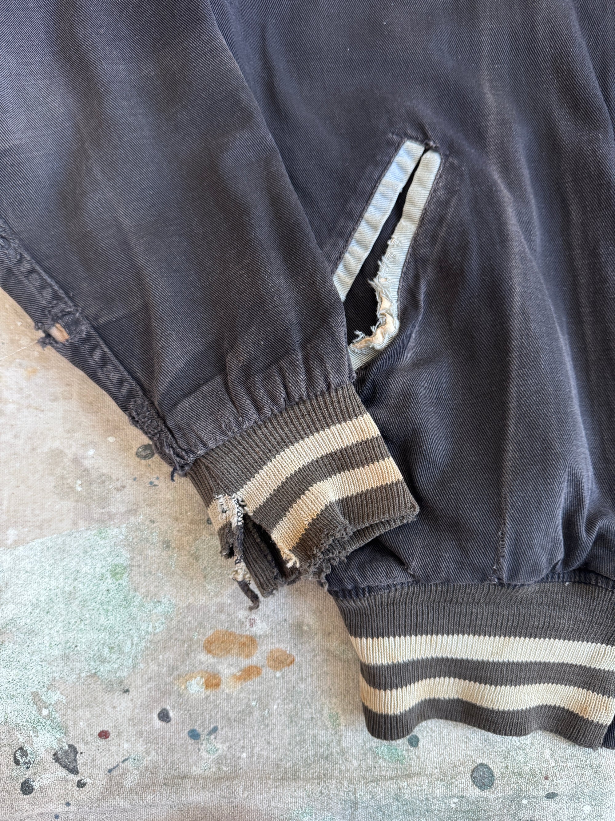 1930s Thrashed John Town Baseball Jacket