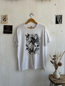 1990s Stained Horse T-Shirt (XL)