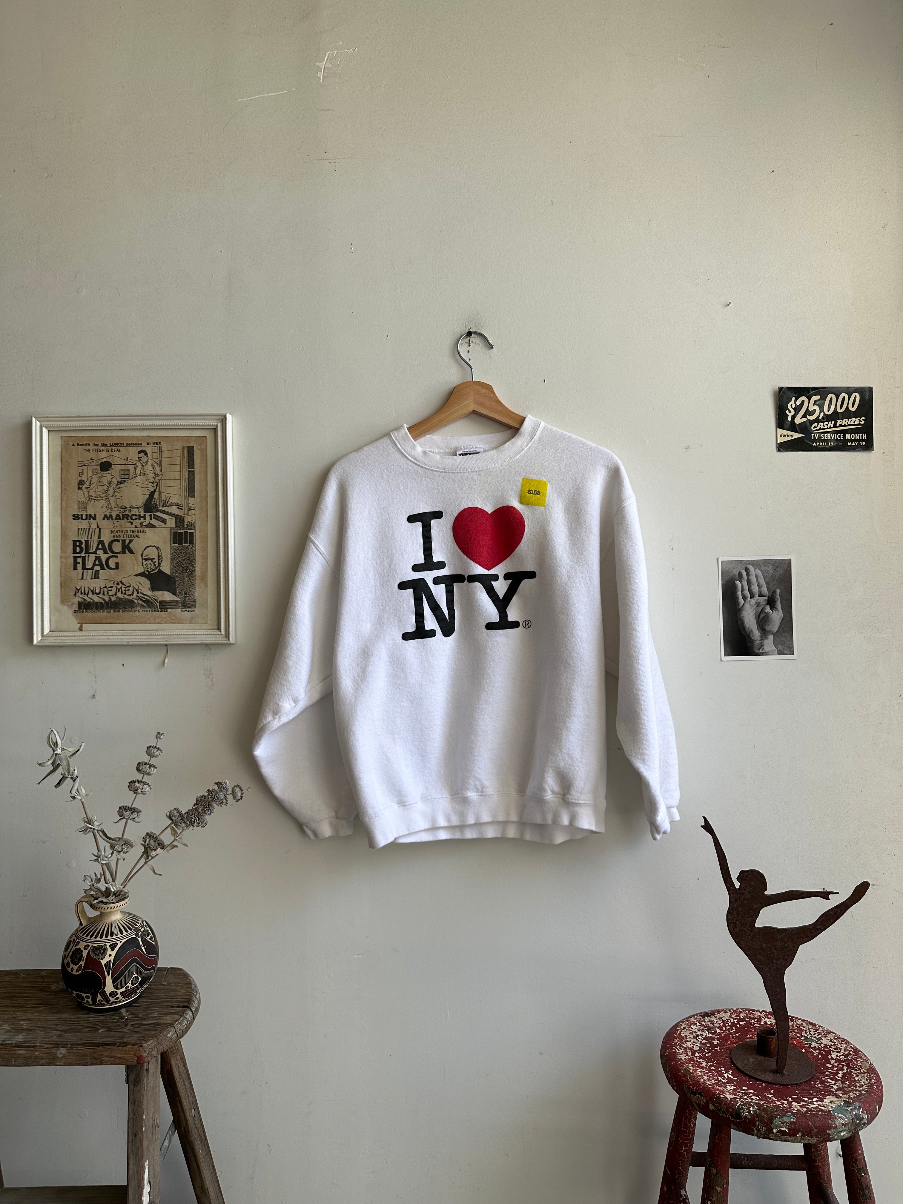 1990s I Love NY Sweatshirt (Boxy S/M)