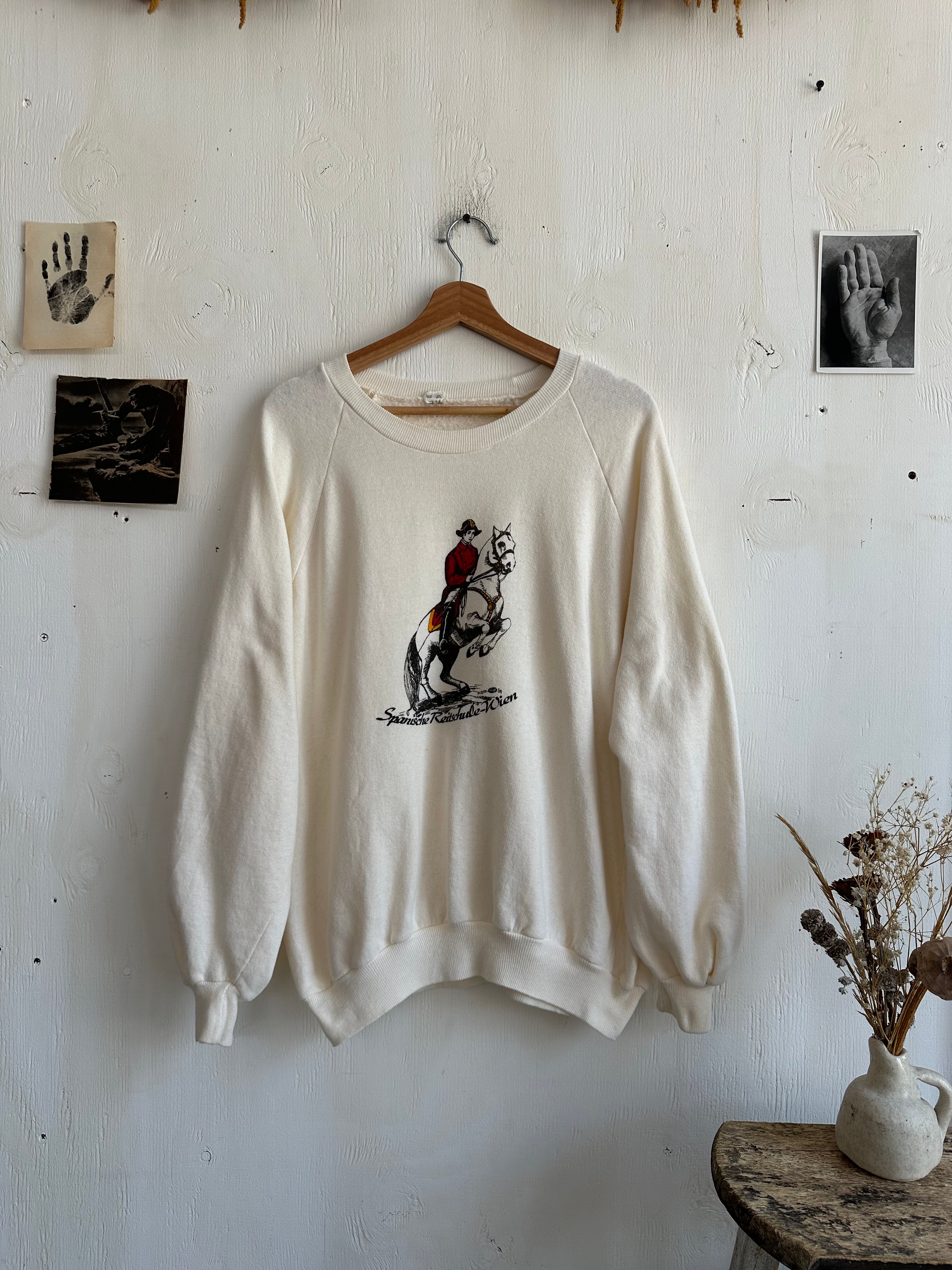 1980s Spanish Riding Sweatshirt (Boxy XL)