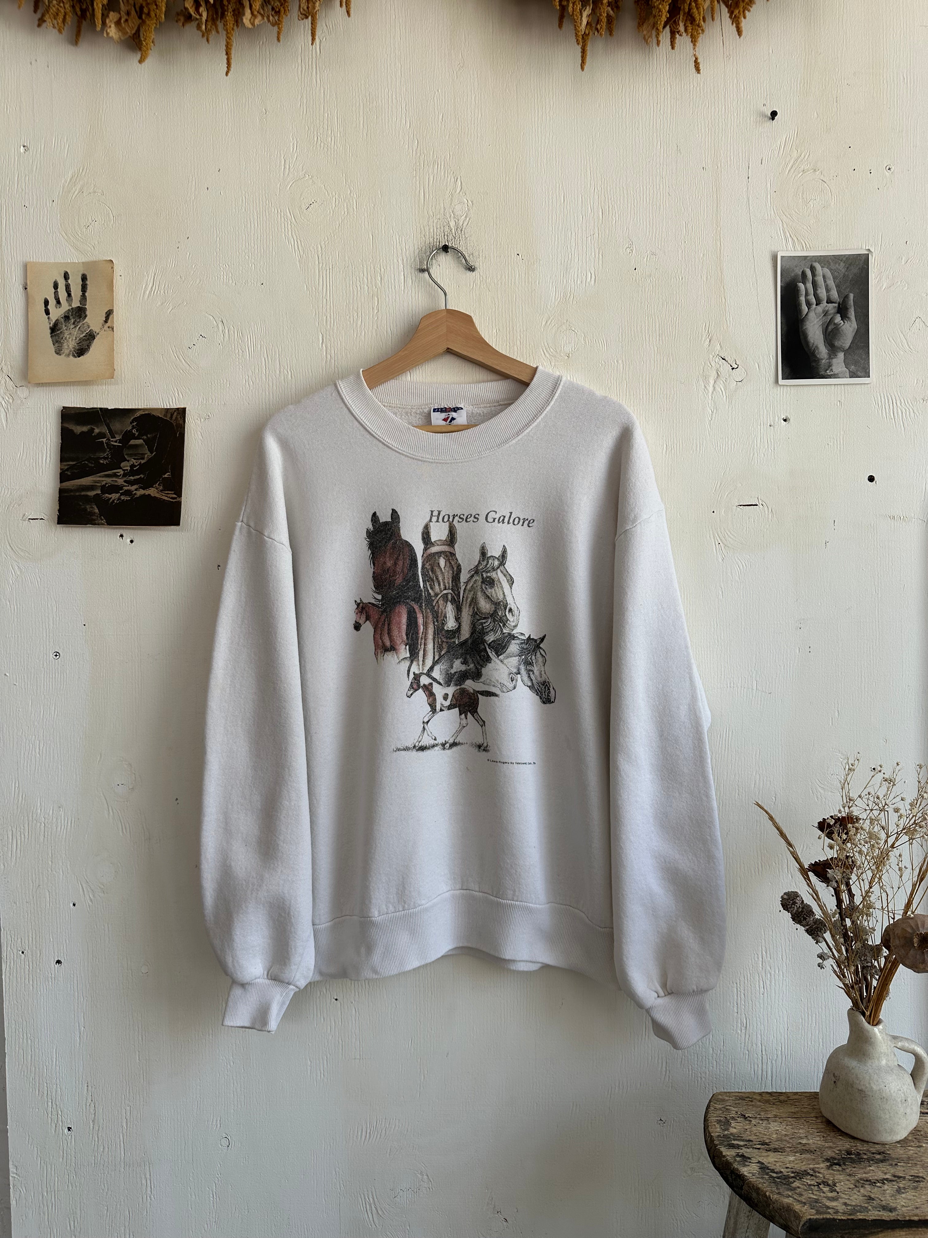 1990s Horse Galore Sweatshirt (Boxy L/XL)