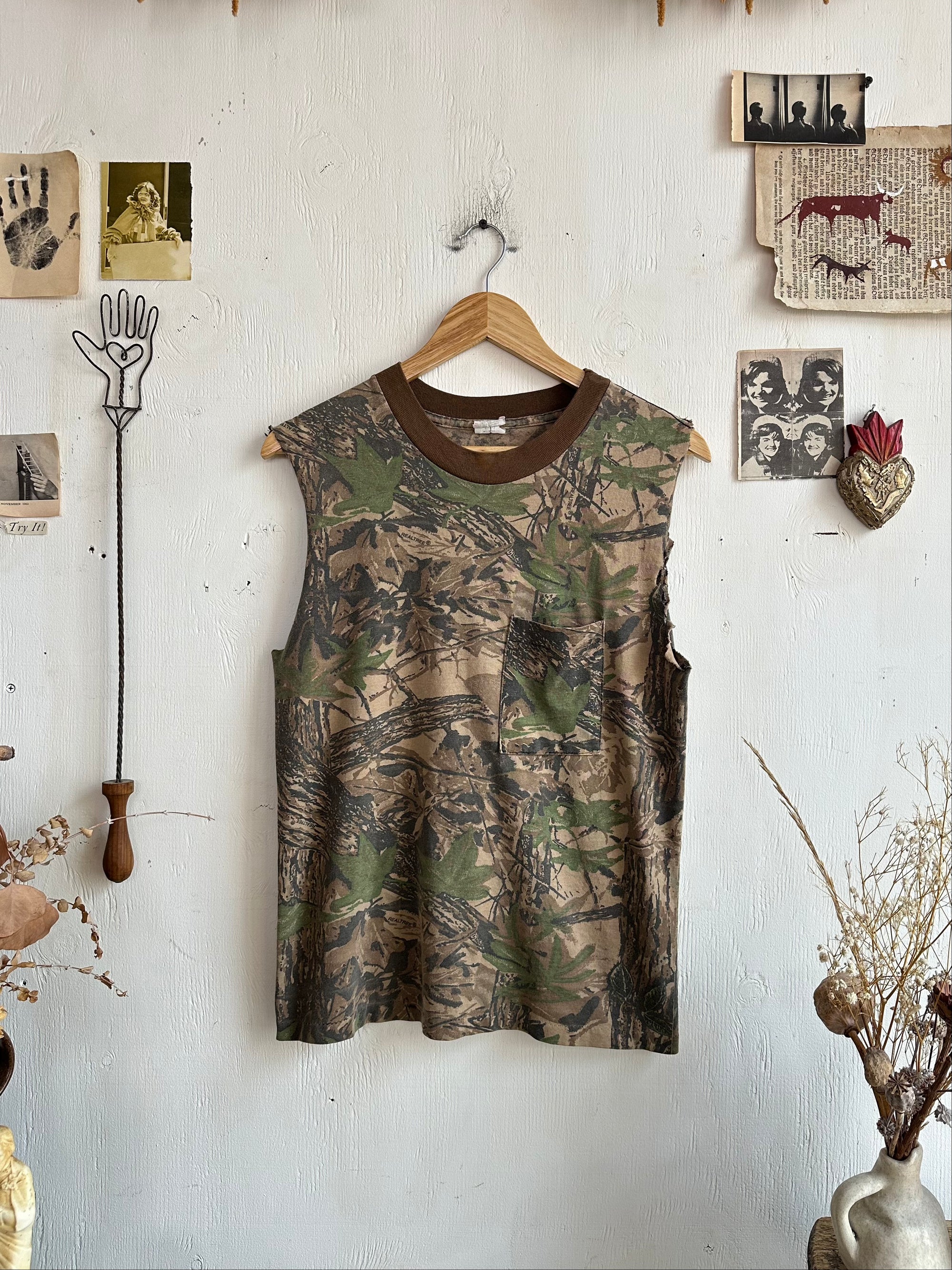 1980s Realtree Camo Muscle Tee