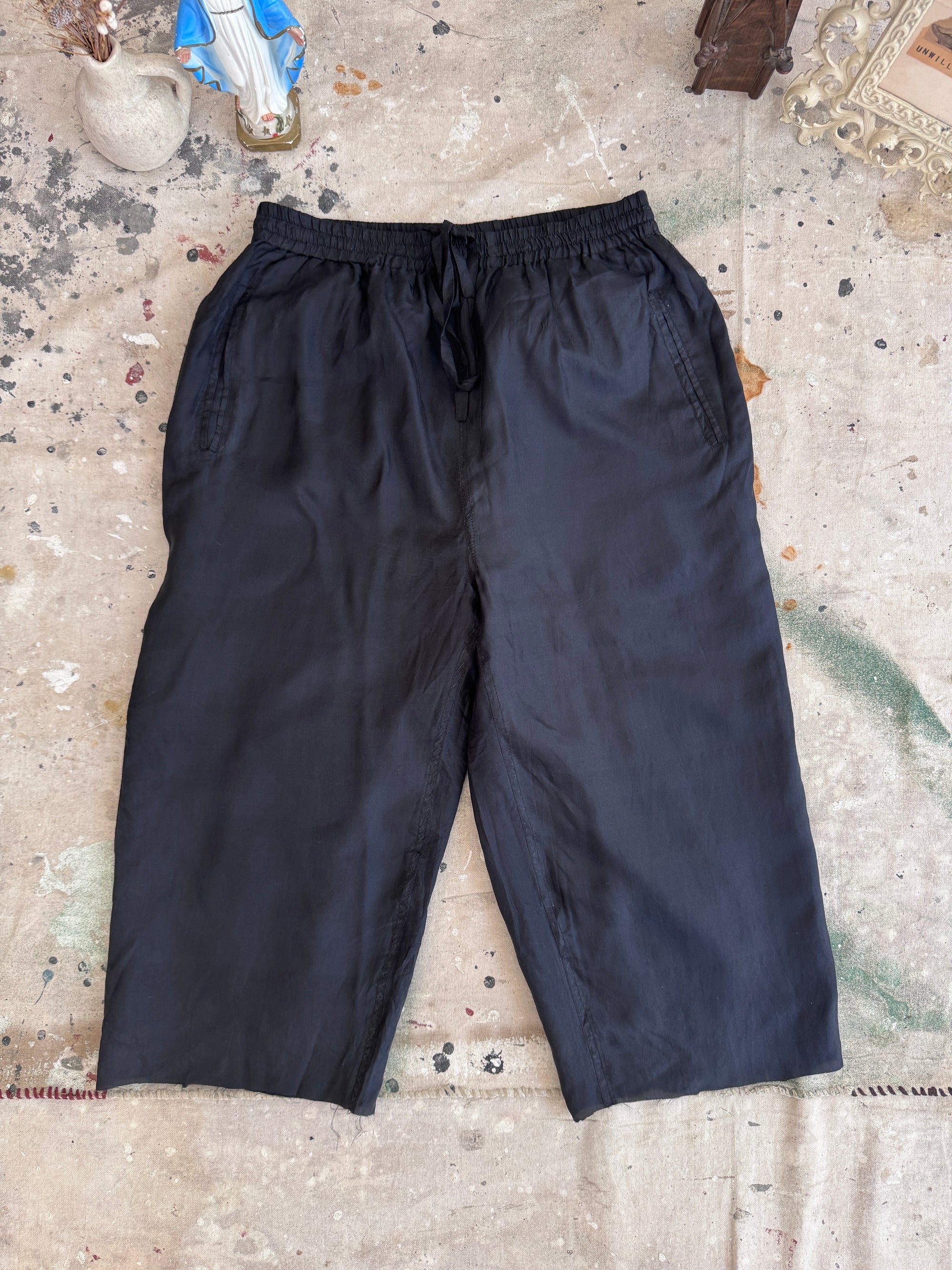 1980s Baggy Silk Short