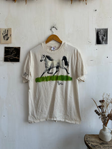 1990s Hand-Painted Horse T-Shirt (M/L)