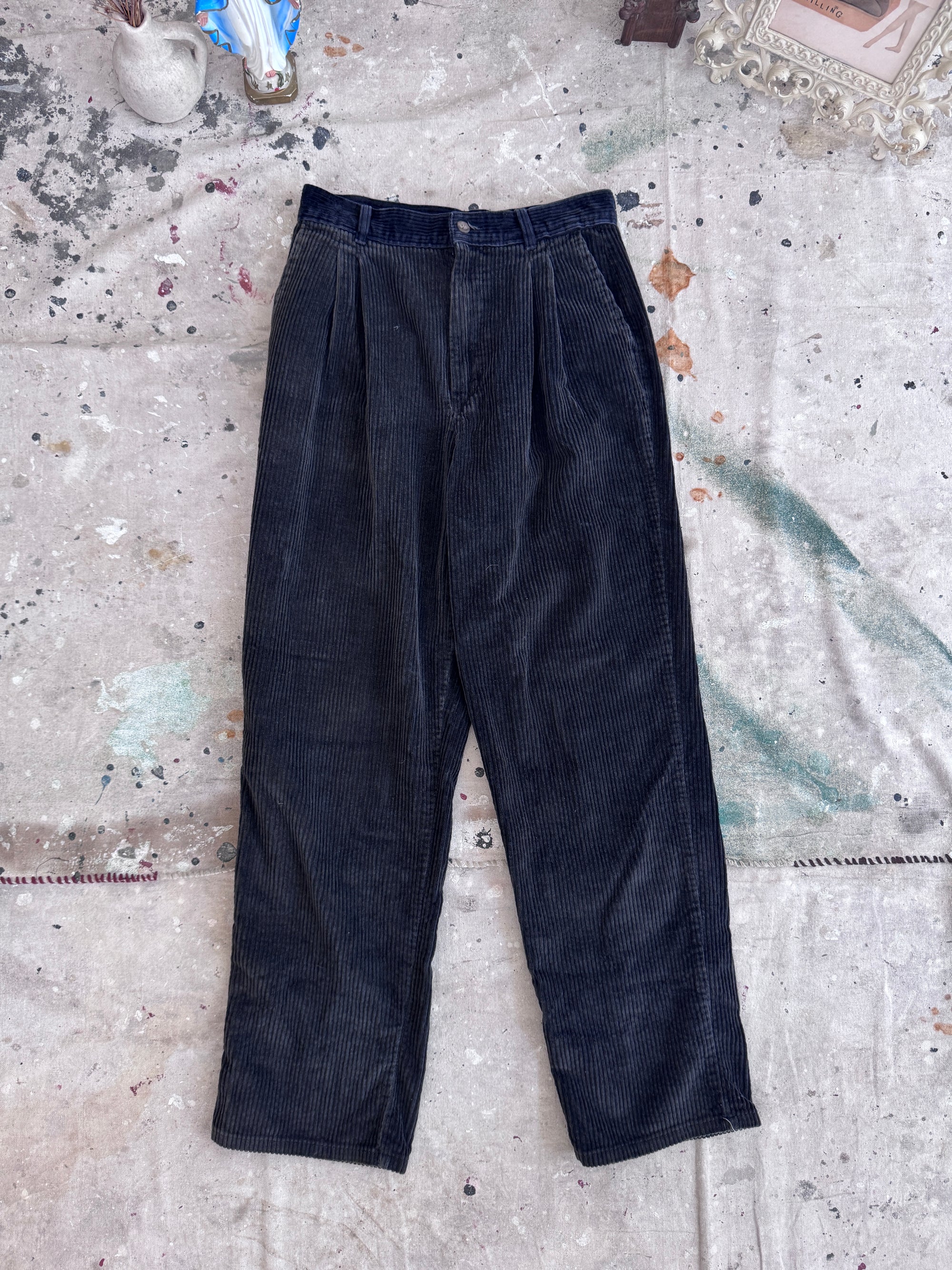 1990s Two-Tone Pleated Cords
