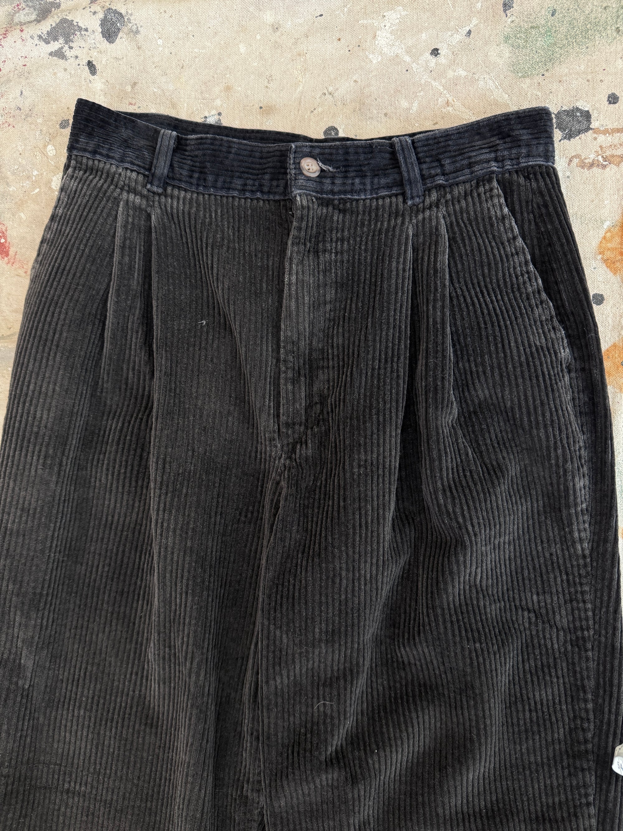 1990s Two-Tone Pleated Cords
