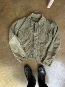 1970s Thrashed, Repaired, Chopped Military Jacket (S/M)