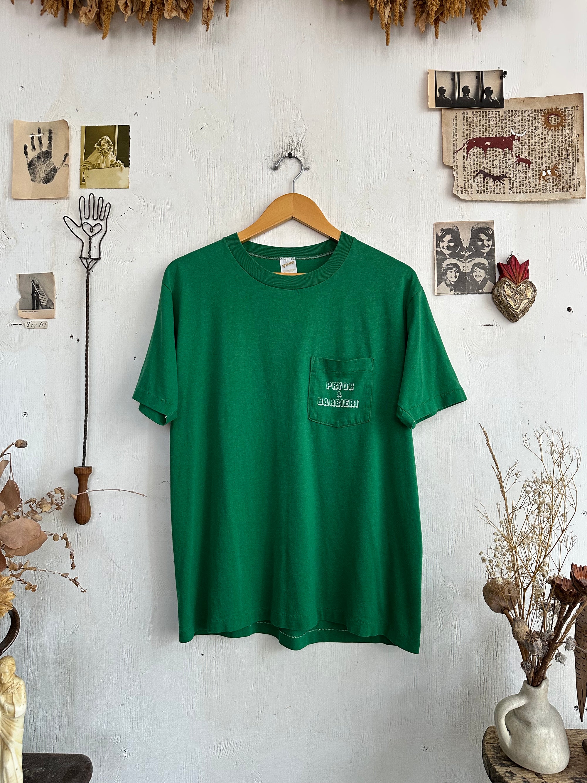 1970s We Lay Anything Pocket Tee