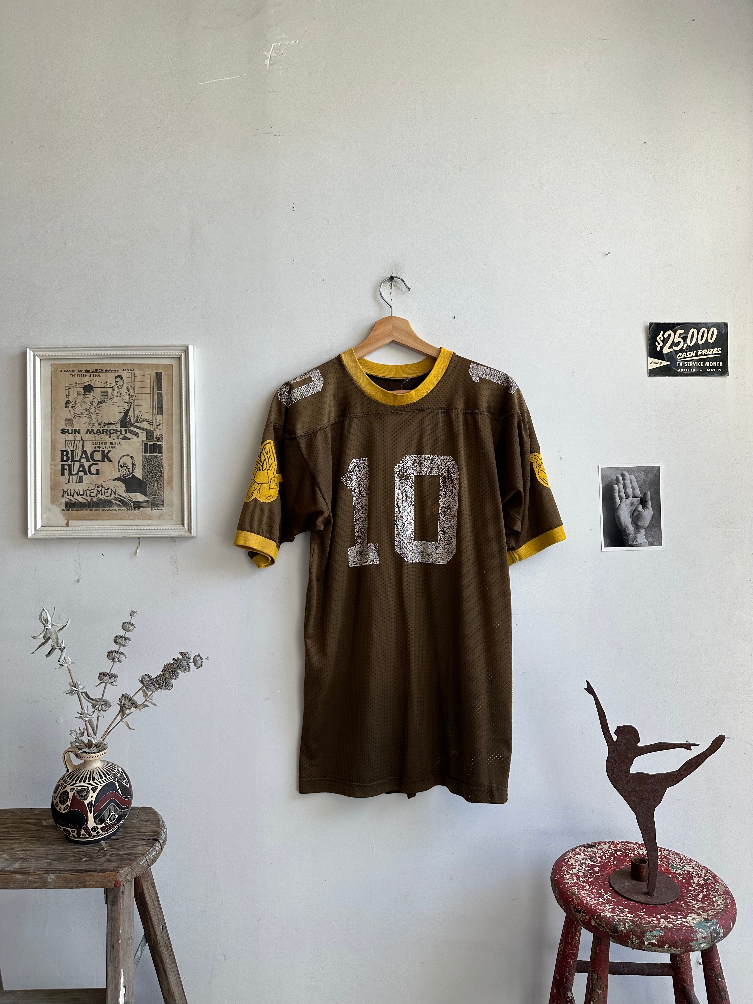 1990s Well-Worn Bronze 10 Jersey (M/L)