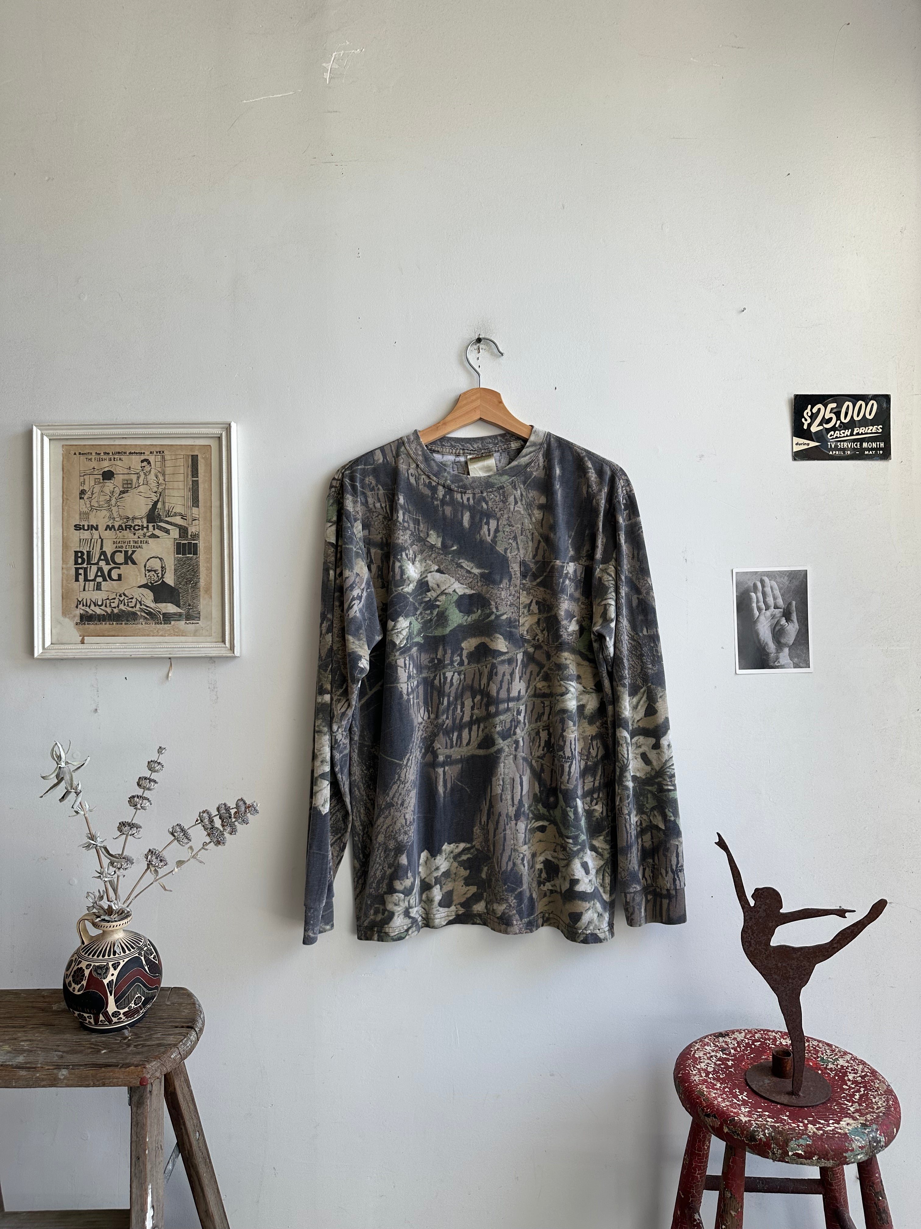 1980s Faded Camo Long Sleeve (XL)