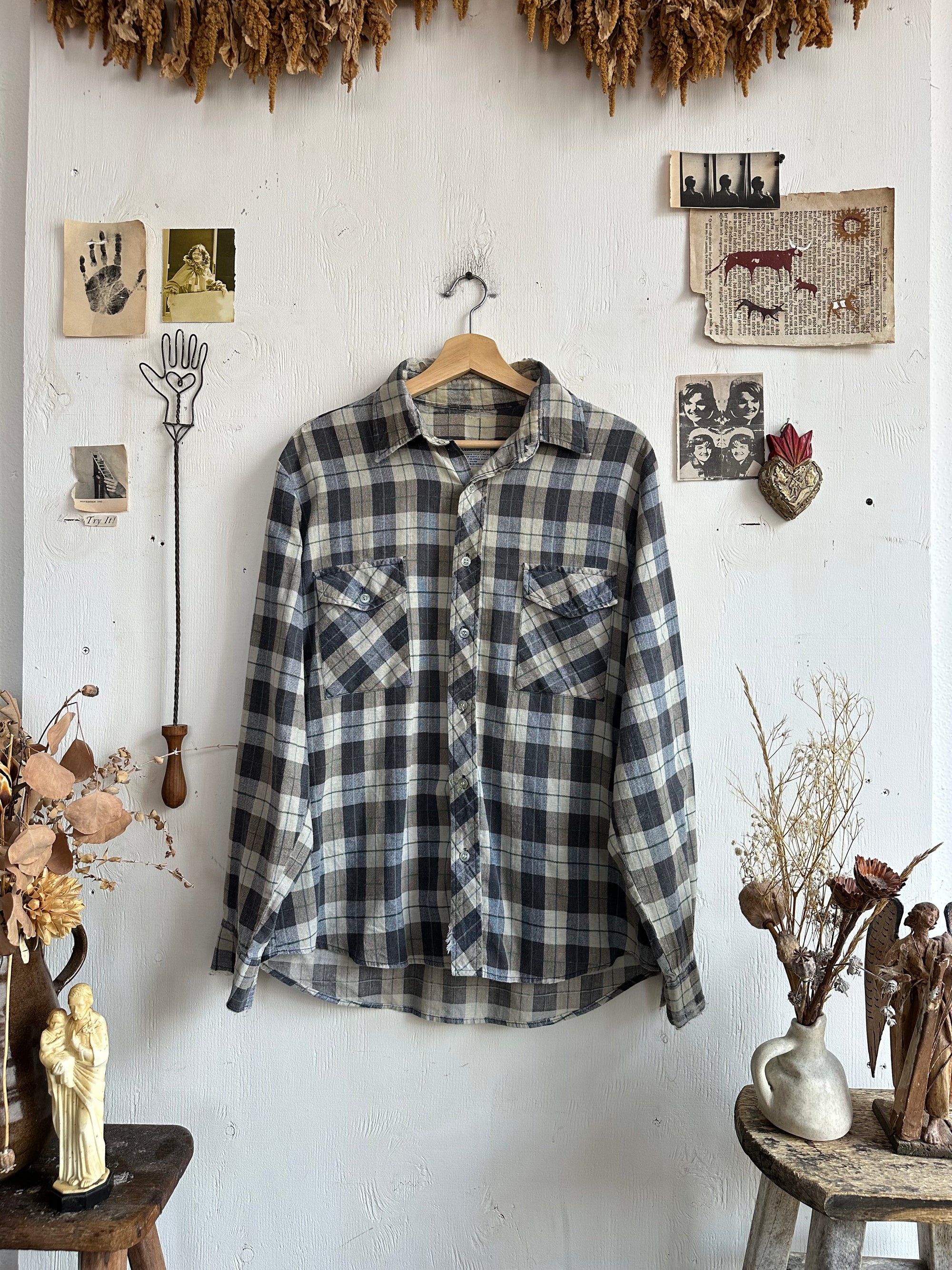 1980s Plaid Flannel