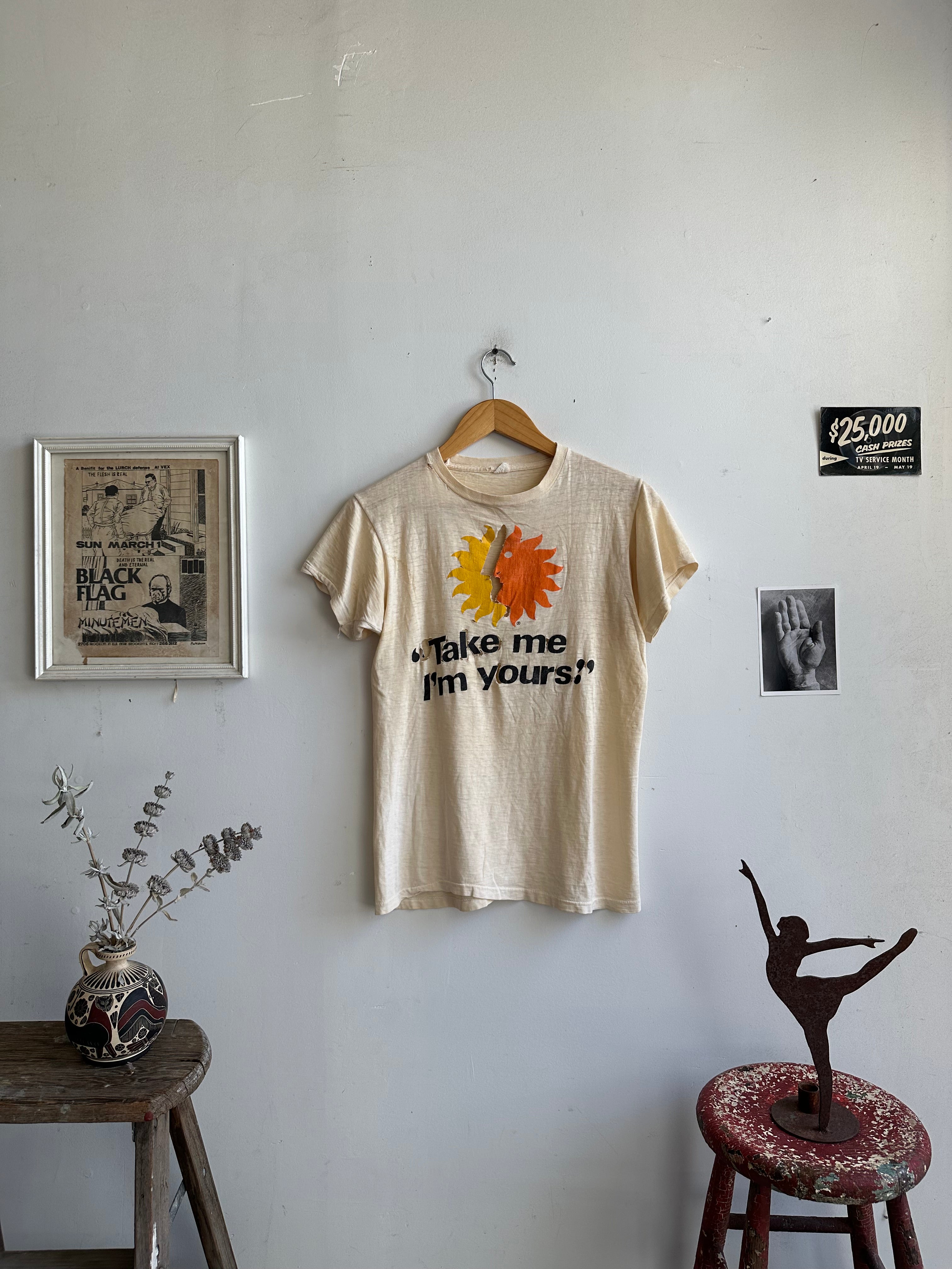 1970s Thrashed “Take Me I’m Yours” Tee (M)