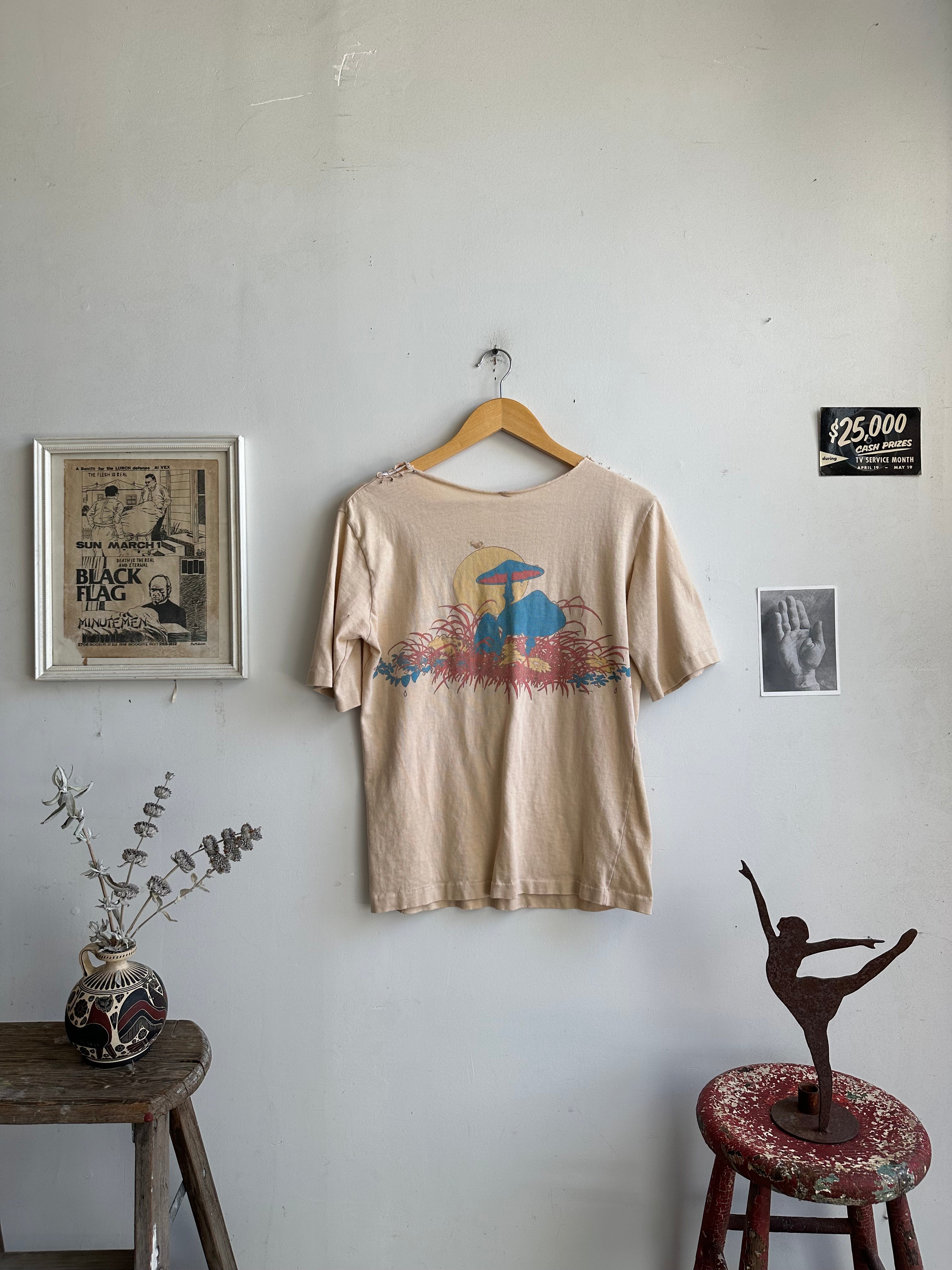 1970s Thrashed Mushroom T-shirt (M)