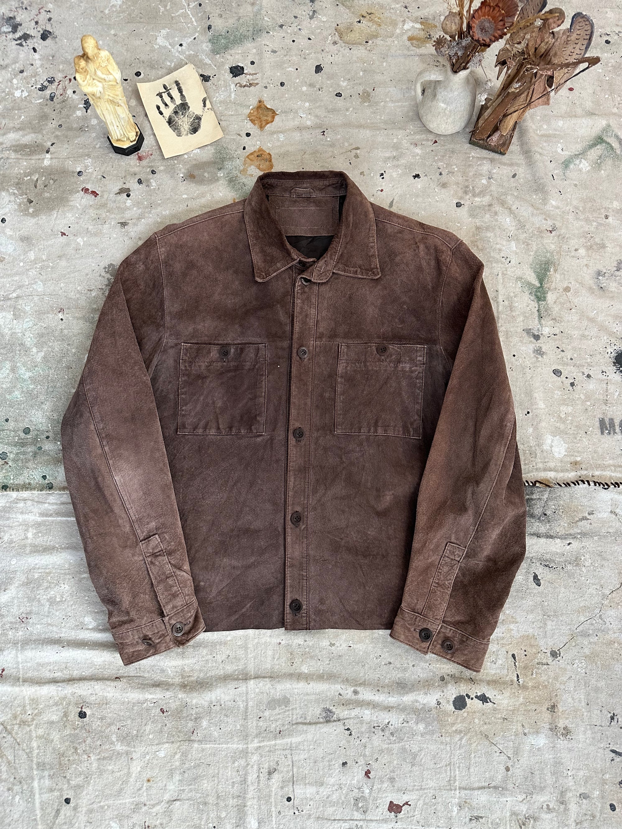 1990s Chopped Suede Jacket