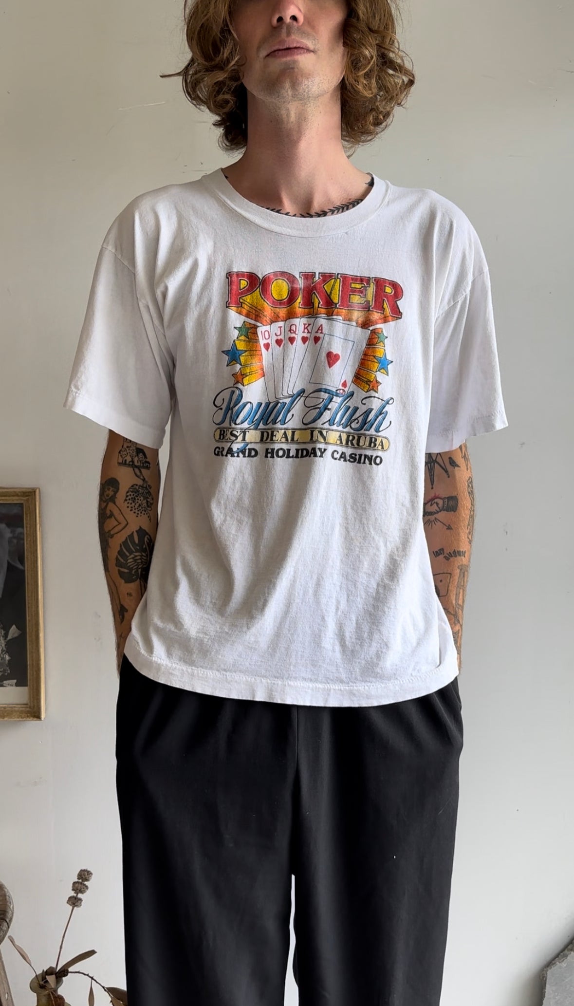 1980s Royal Flush T-Shirt (XXL)