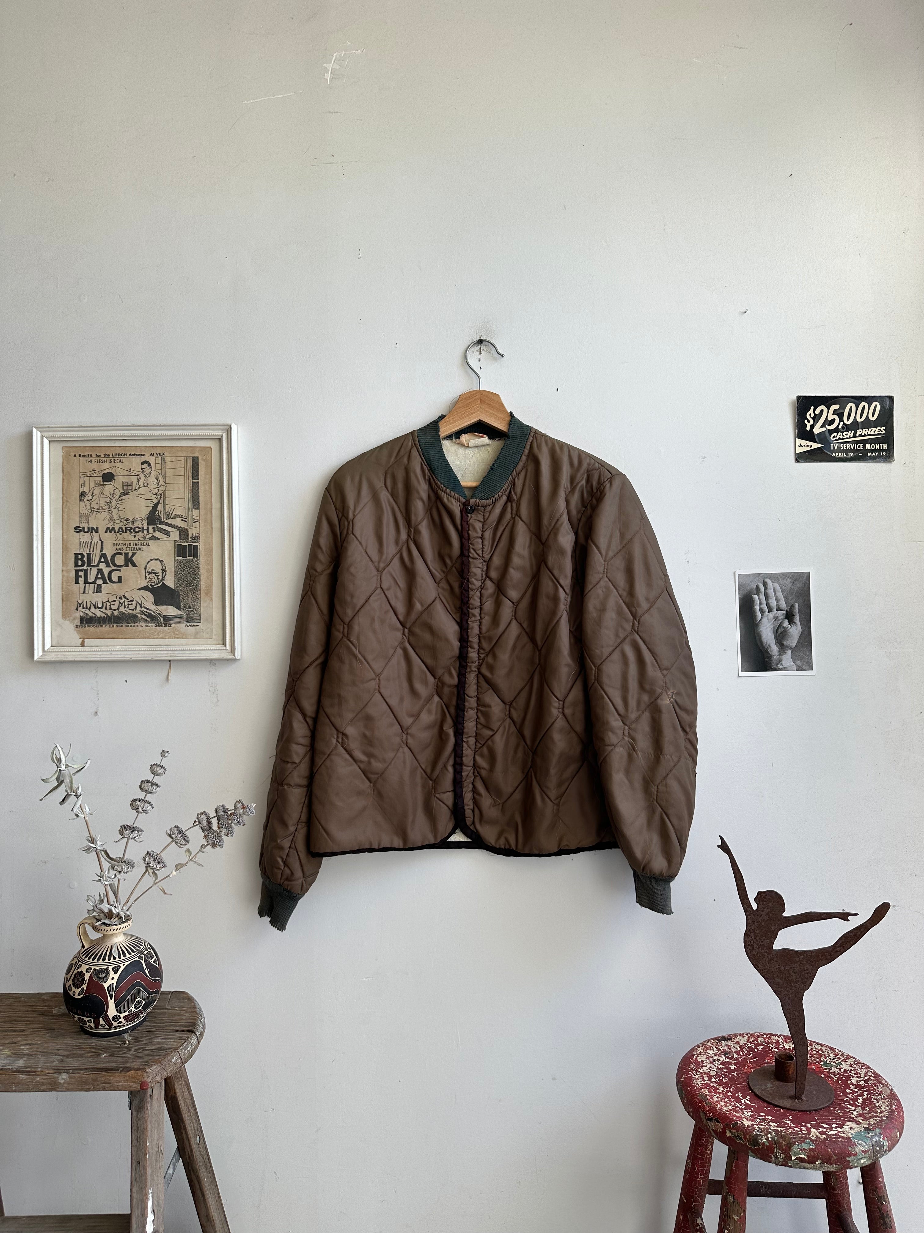 1960s Sunfaded Jacket Liner (S/M)