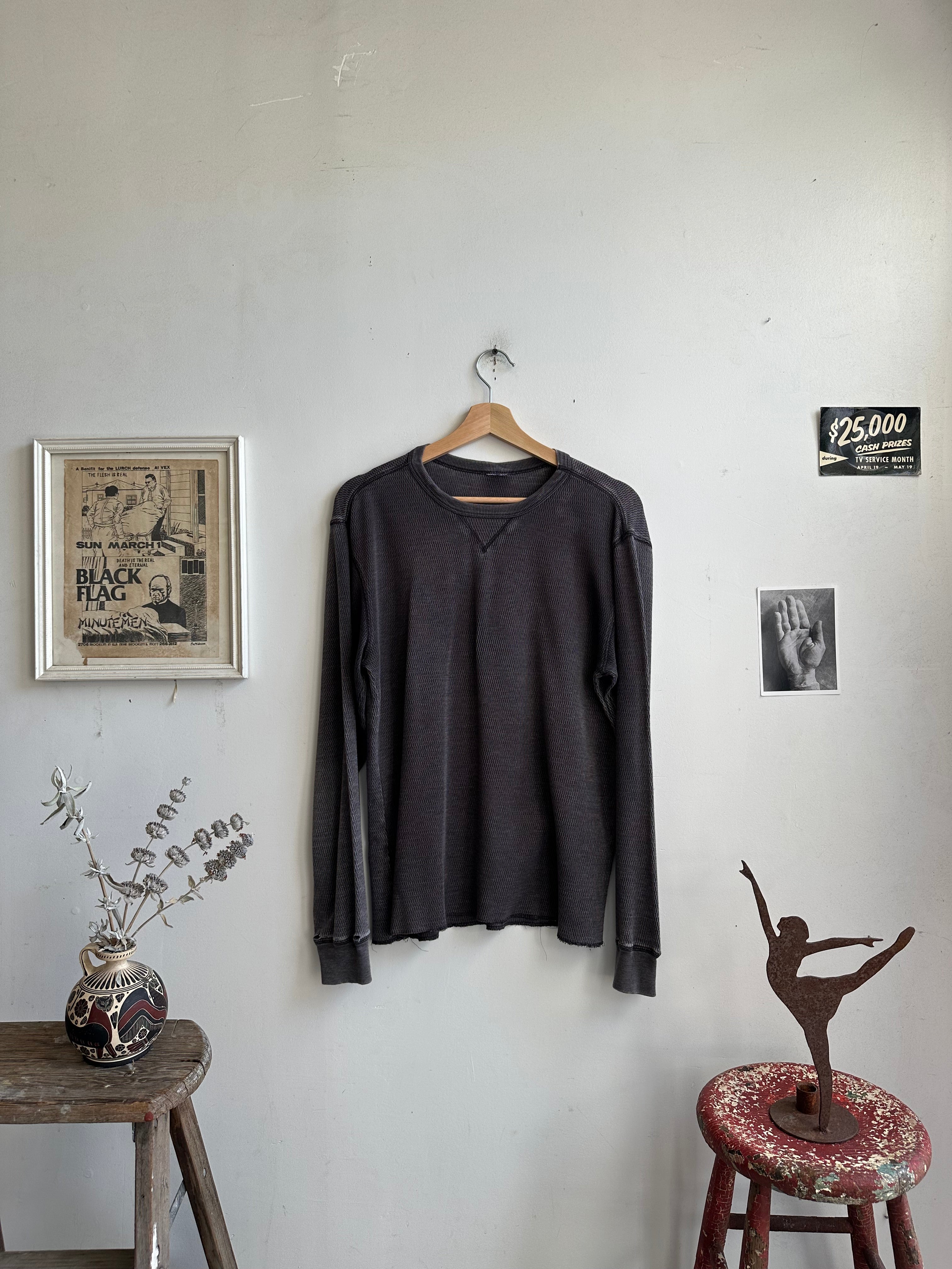 1990s Sun Faded Black Thermal (L)