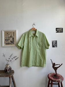 1970s Light Green Button Up (XL)