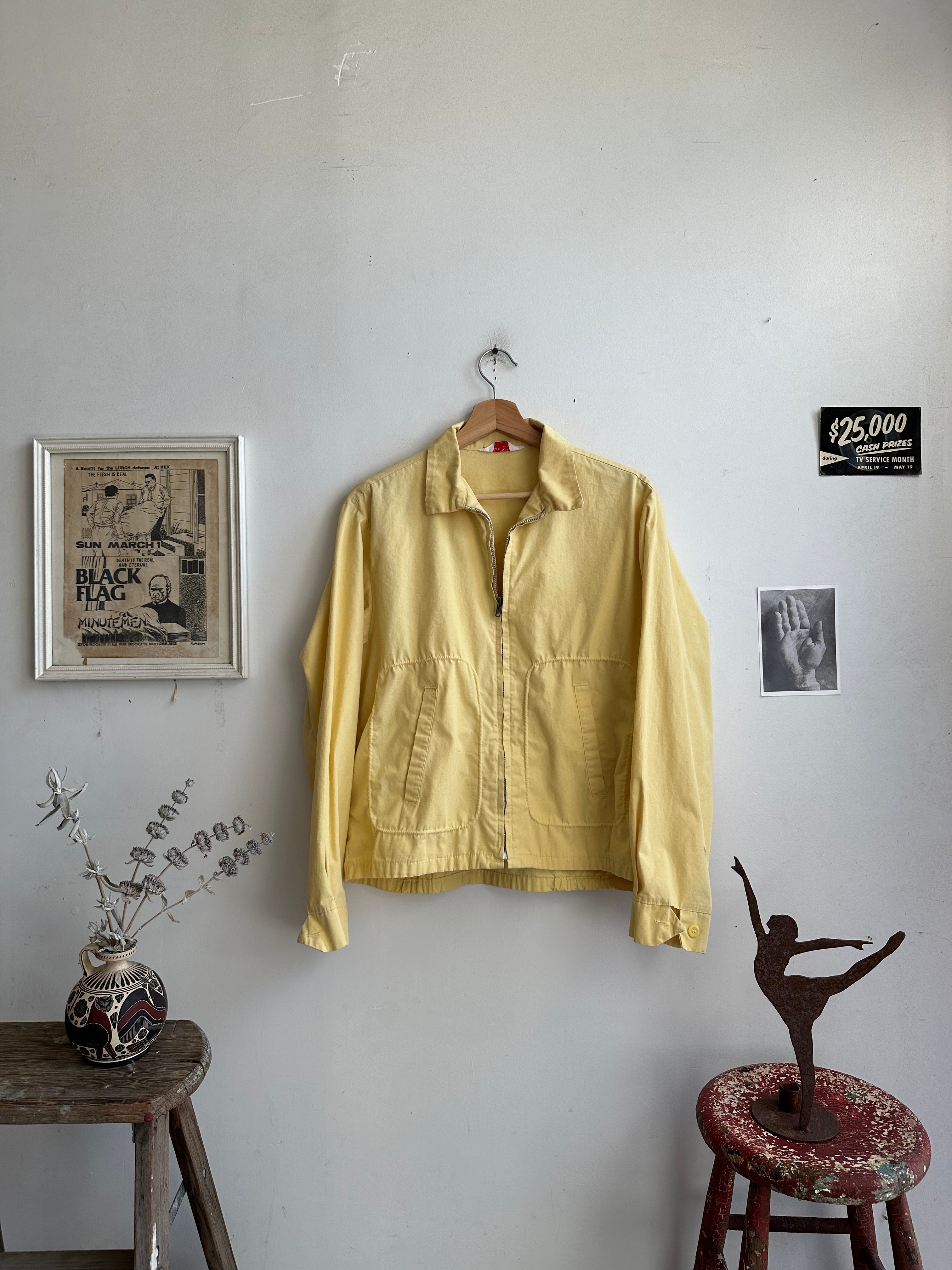 1960s Pale Yellow Jacket (S/M)