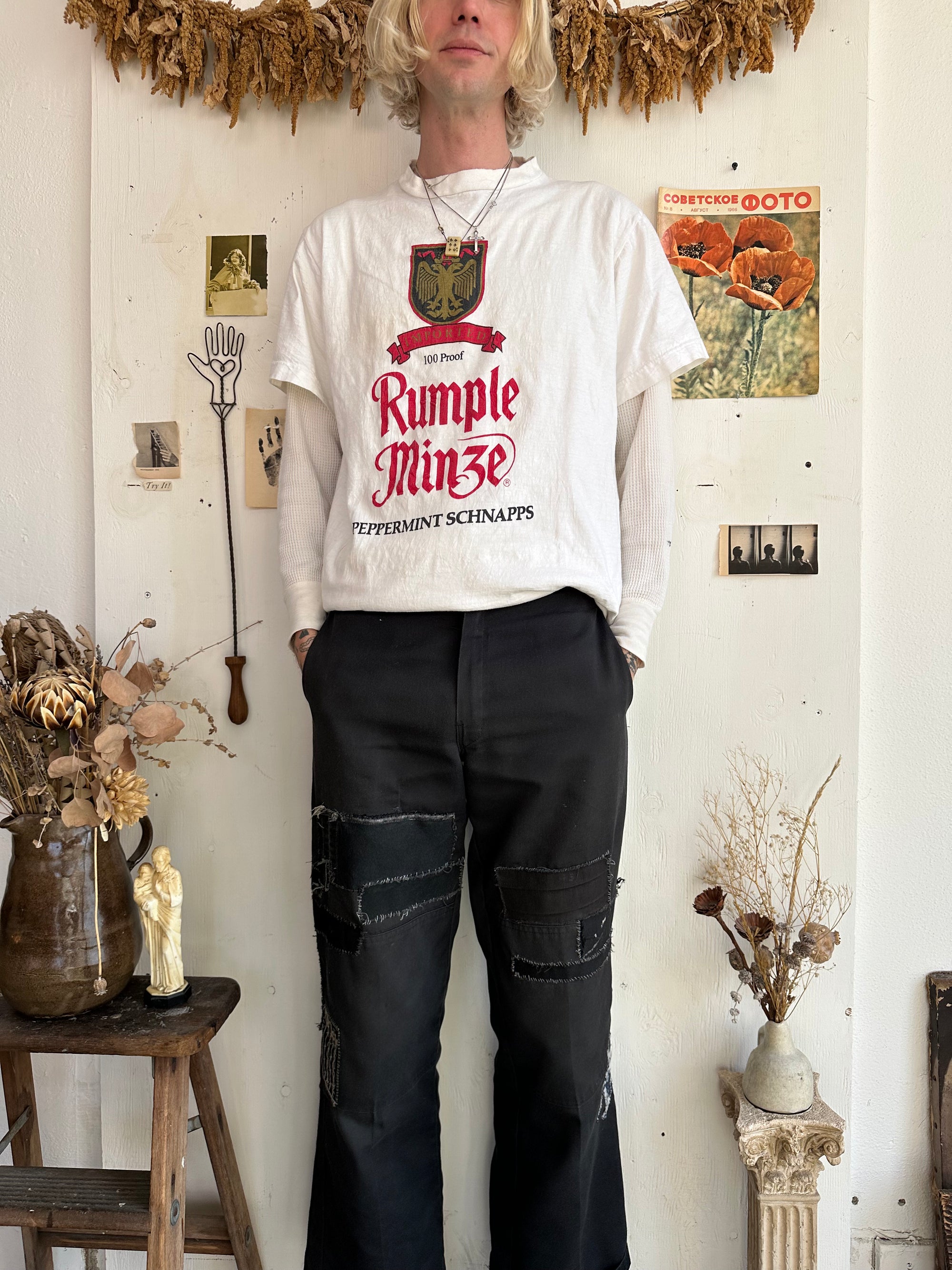 1990s Rumple Minze Crest T-Shirt