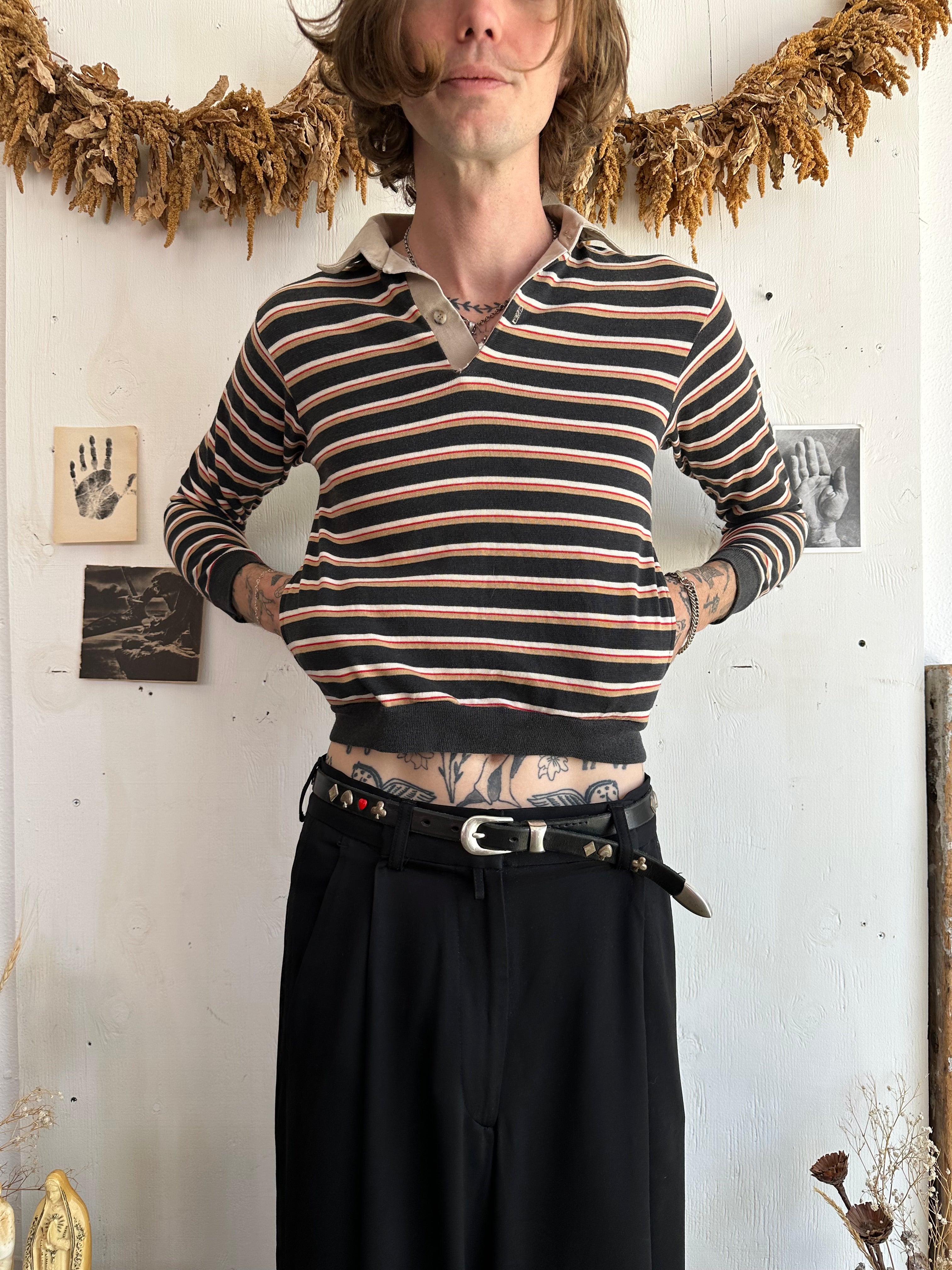 1990s Rugby Shirt W/ Pockets (XS)