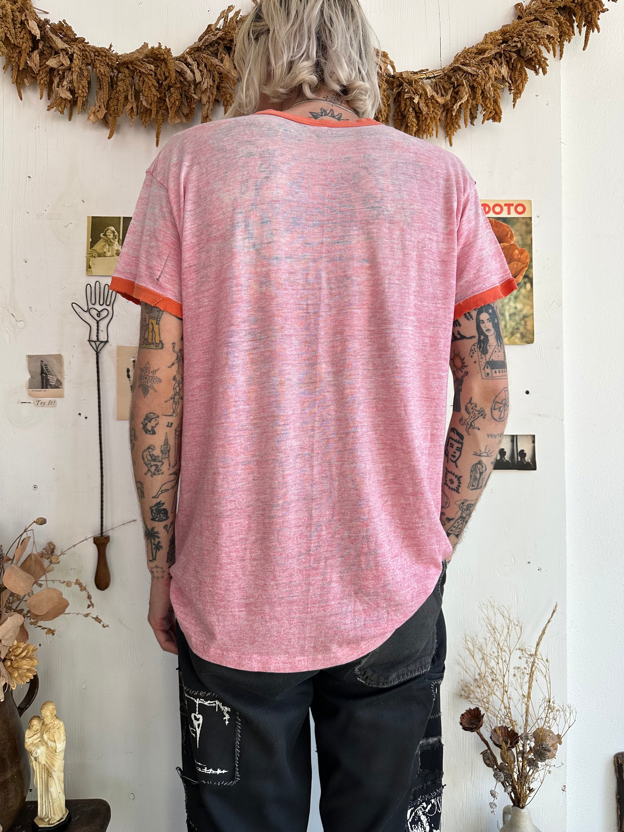 1970s Thrashed Paper Thin Volleyball Ringer