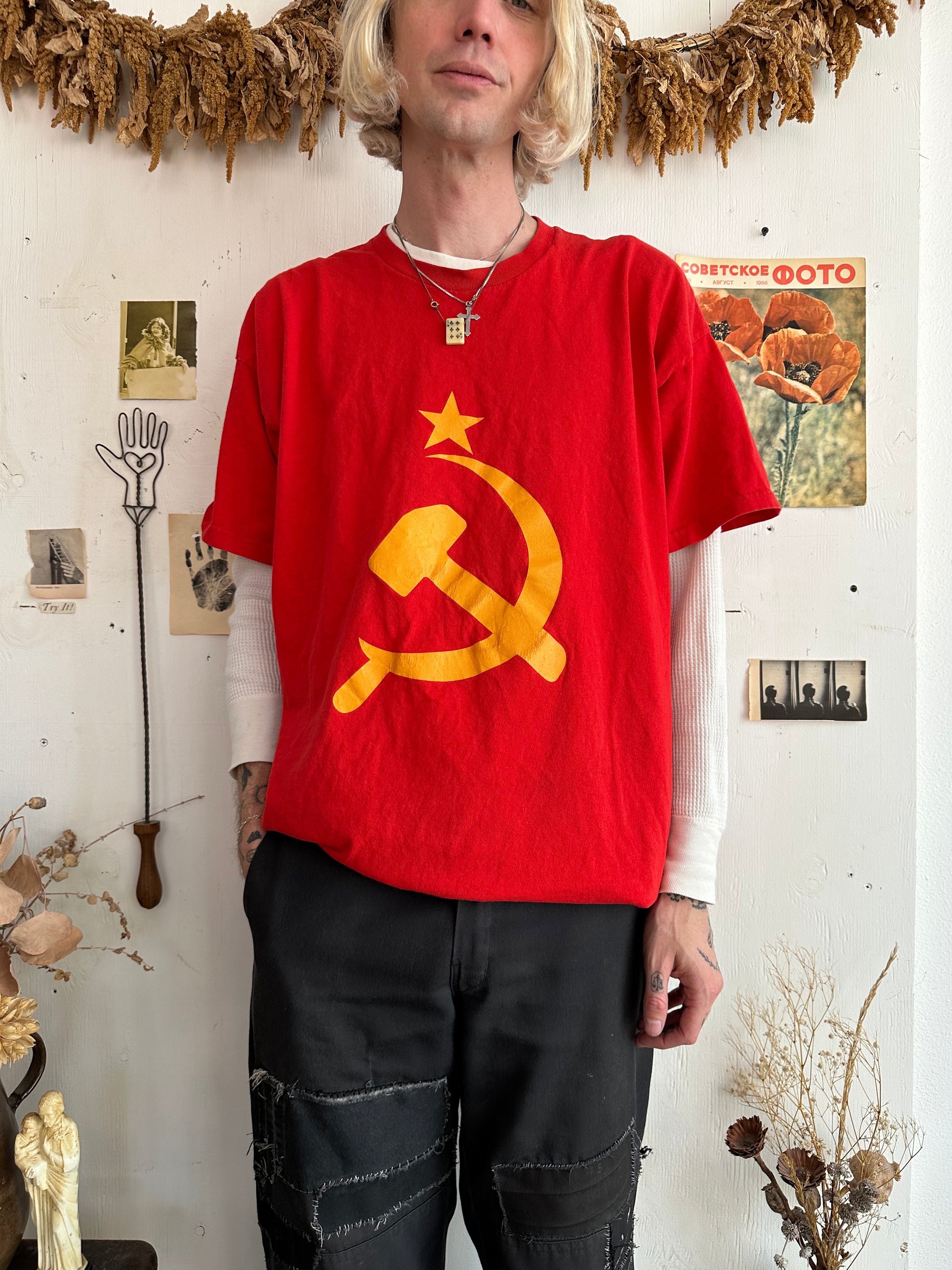 2000s Hammer and Sickle Tee