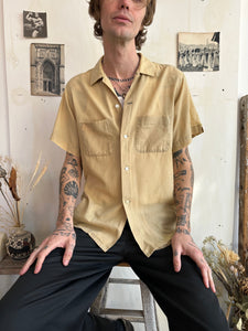 1950s Thrashed Camp Collar Button-Up (L)