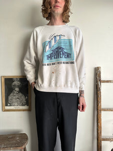 1990s Paint Stained Home Improvement Sweatshirt (L)