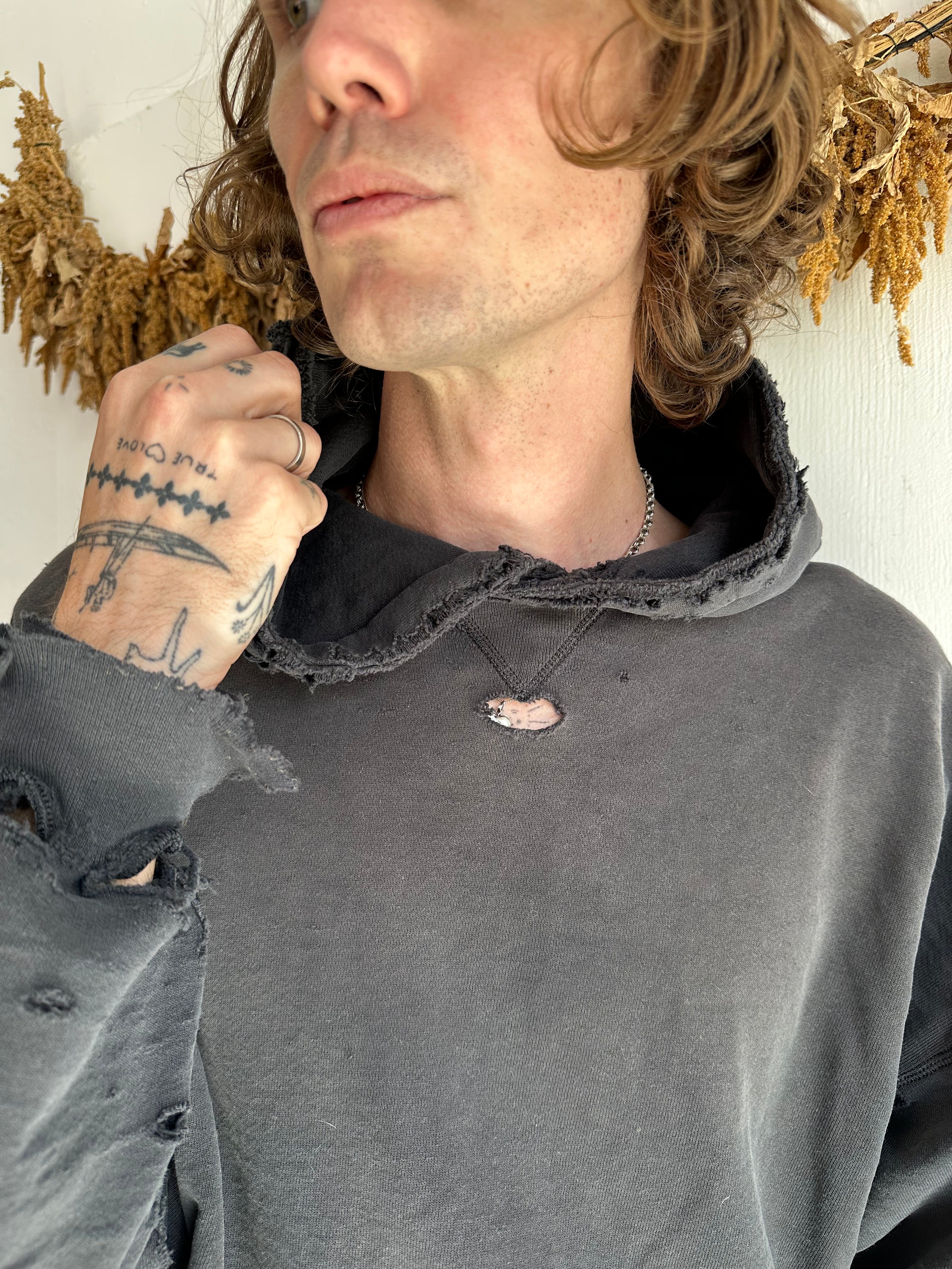 1990s Thrashed Russel Hoodie (XL)
