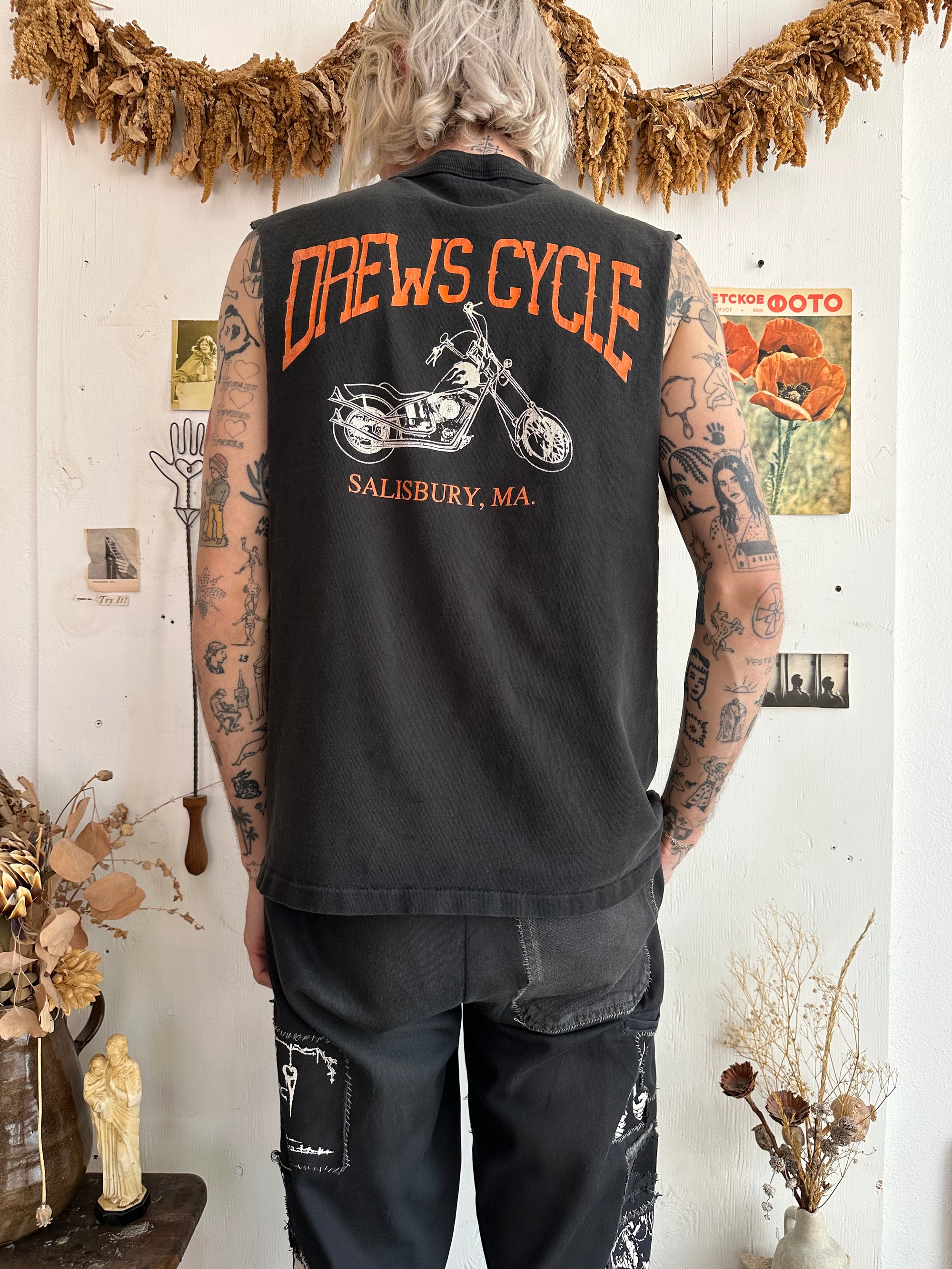 1990s Drew’s Cycle Muscle Henley