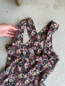 1990s Floral Cross-Back Dress (S/M)