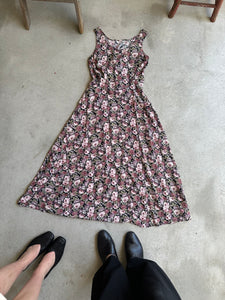 1990s Floral Dress (M)