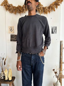 1960s Thrashed and Repaired Crewneck (M)